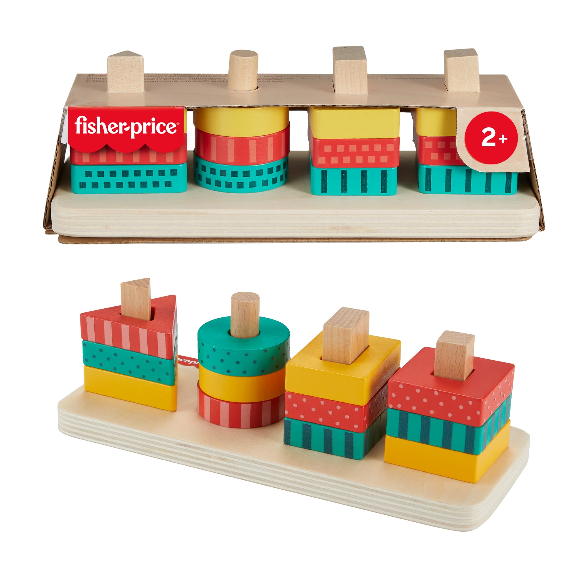 fisher price Fisher-Price Juguete para Beb??s Clasificador de Formas de Madera