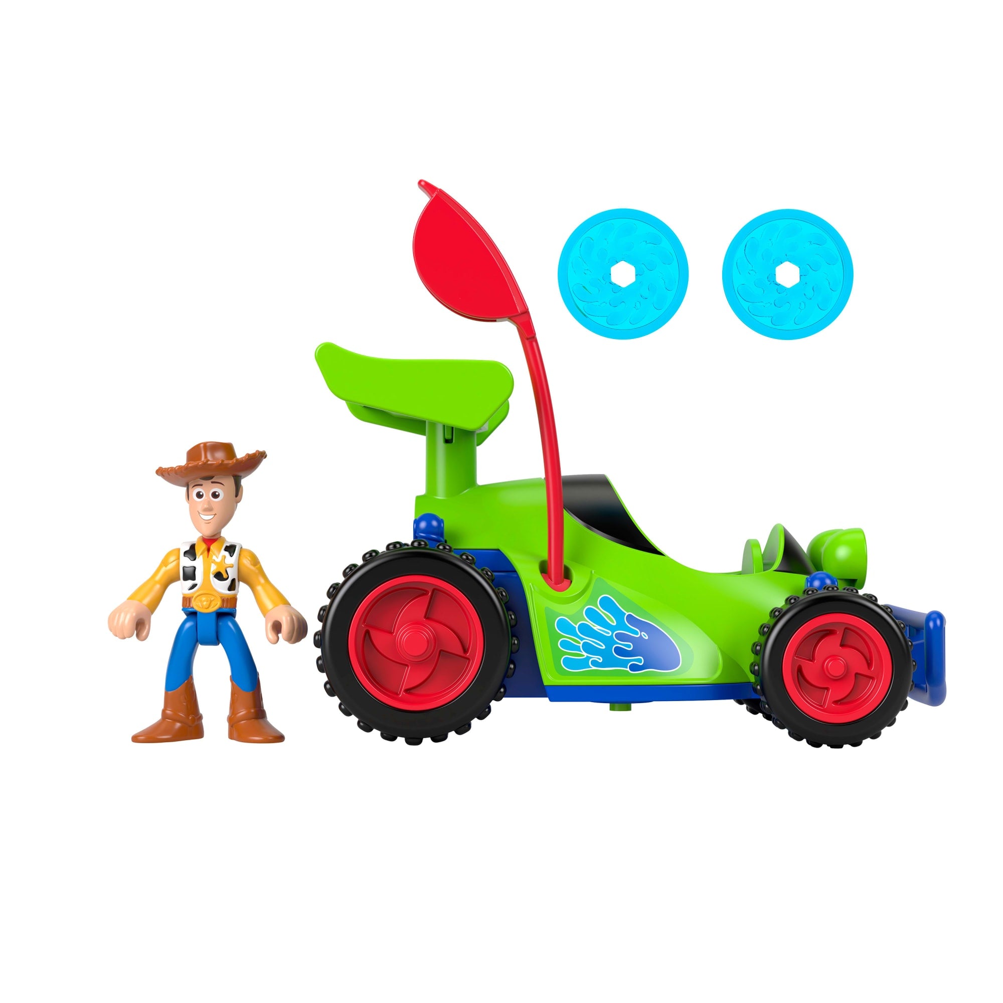 fisher price Imaginext Project Target Figura de Accion Pack con Woody y RC
