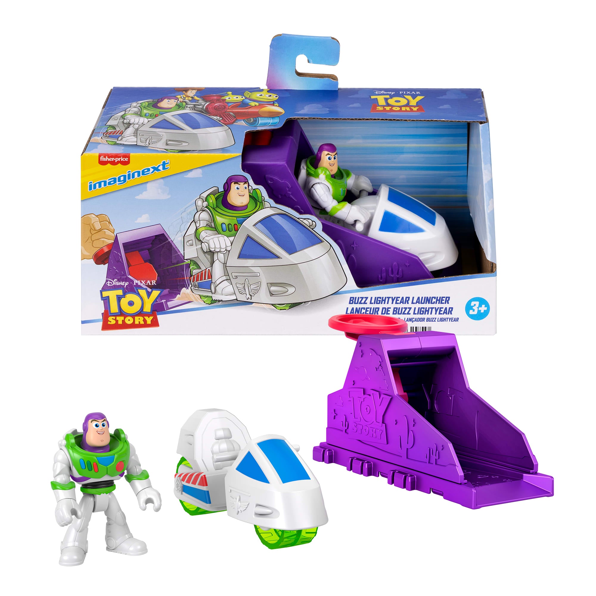 fisher price Imaginext Project Target Figura de A??o Imaginext Toy Story Lan?ador de Impacto Secreto