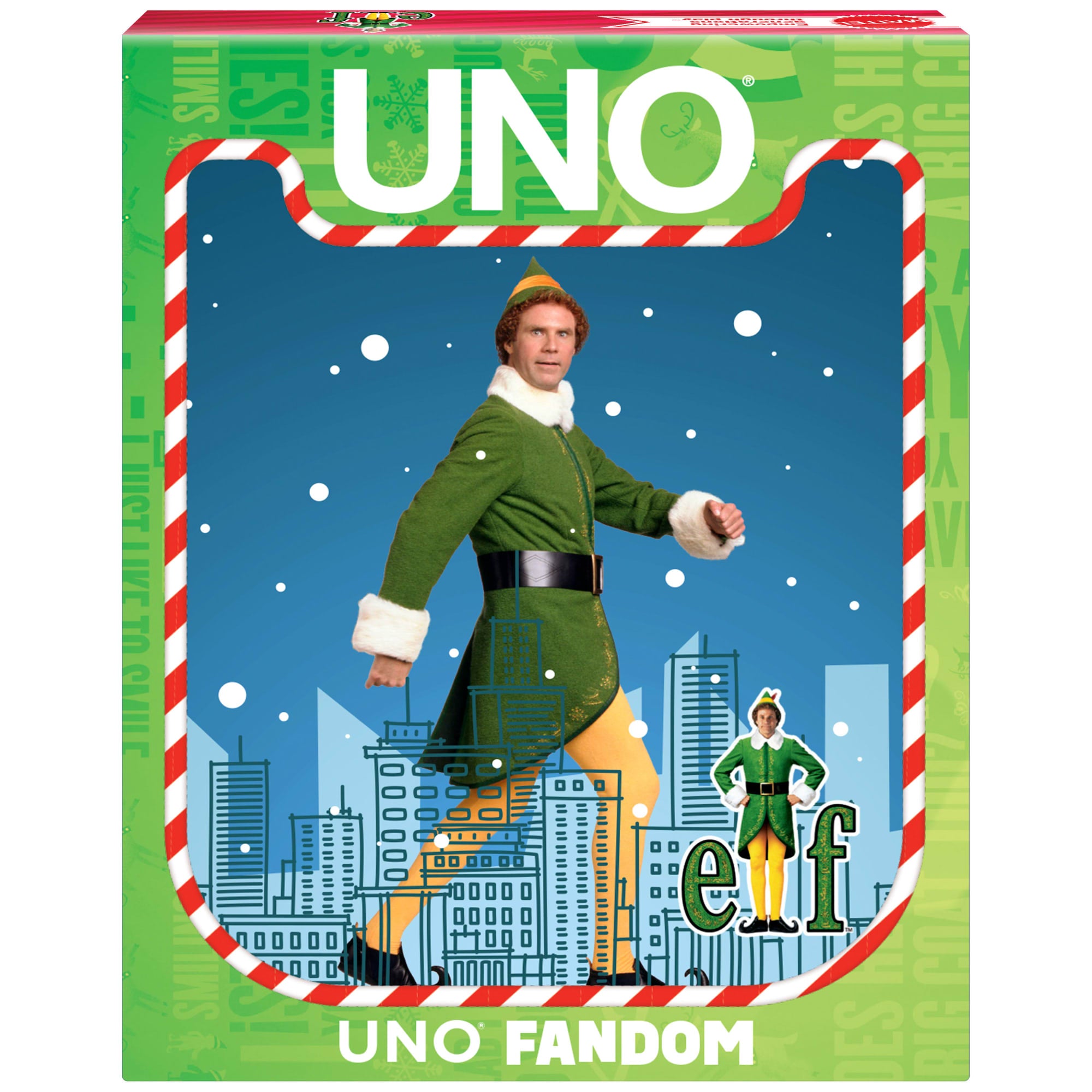 fisher price UNO Fandom Elf Card Game With Collectible Foil Card For Kids, Adults & Family Night
