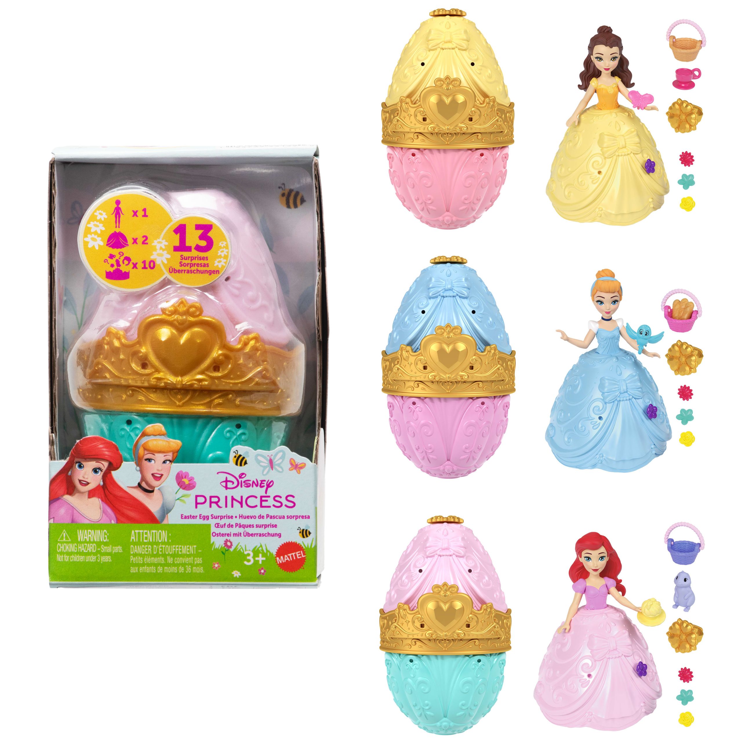 fisher price Disney Princess Small Dolls Mu?eca huevitos de pascua sorpresa
