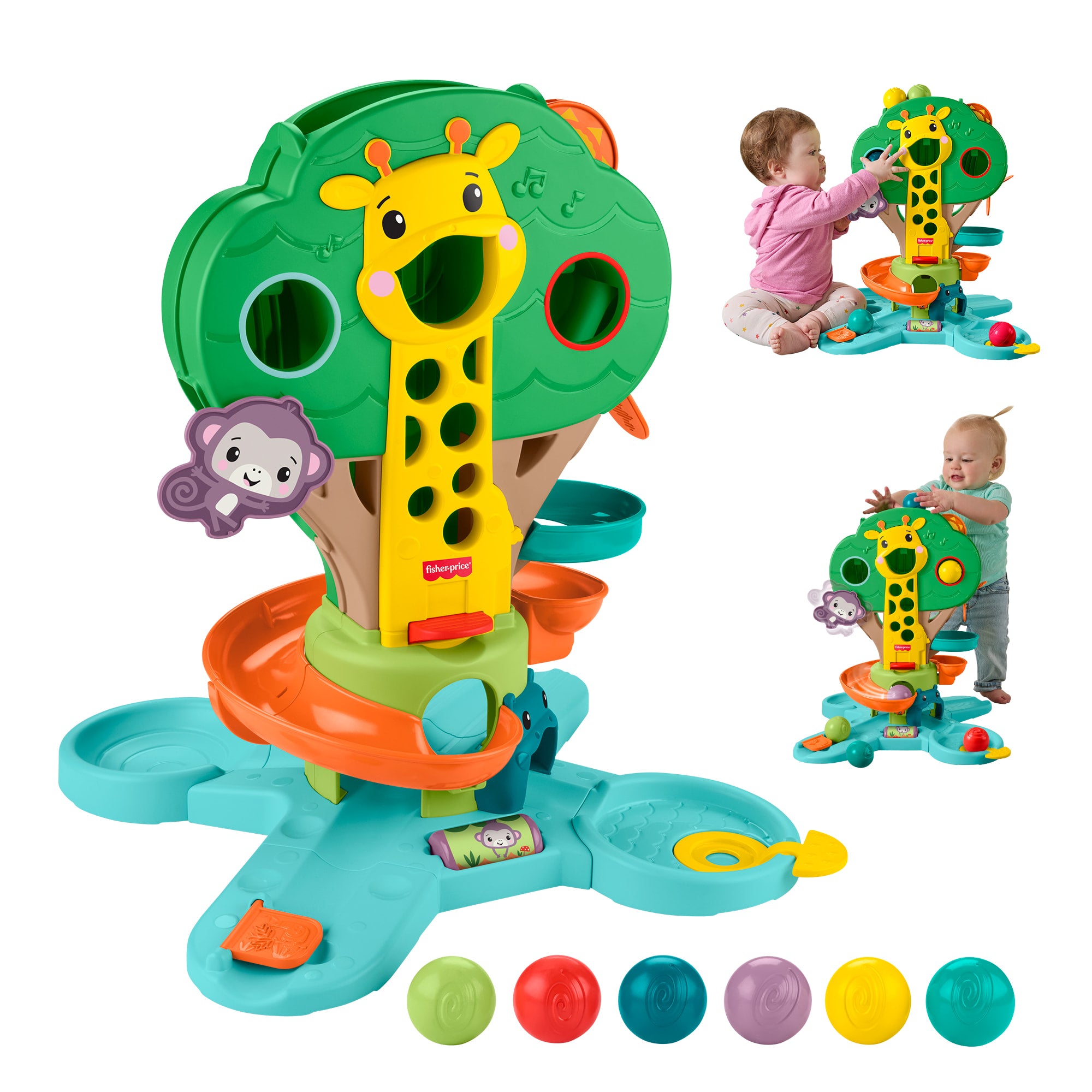 fisher price Fisher-Price Infant-Learning Juguete para Beb??s Arbol de Actividades 2 en 1