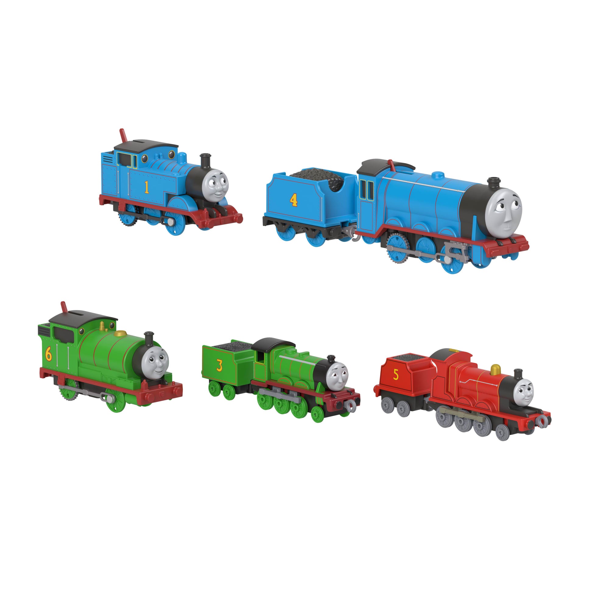 fisher price Thomas & Friends 80th Anniversary Multipack By Fisher-Price, 3 Motorized Toy Trains & 2 Engines