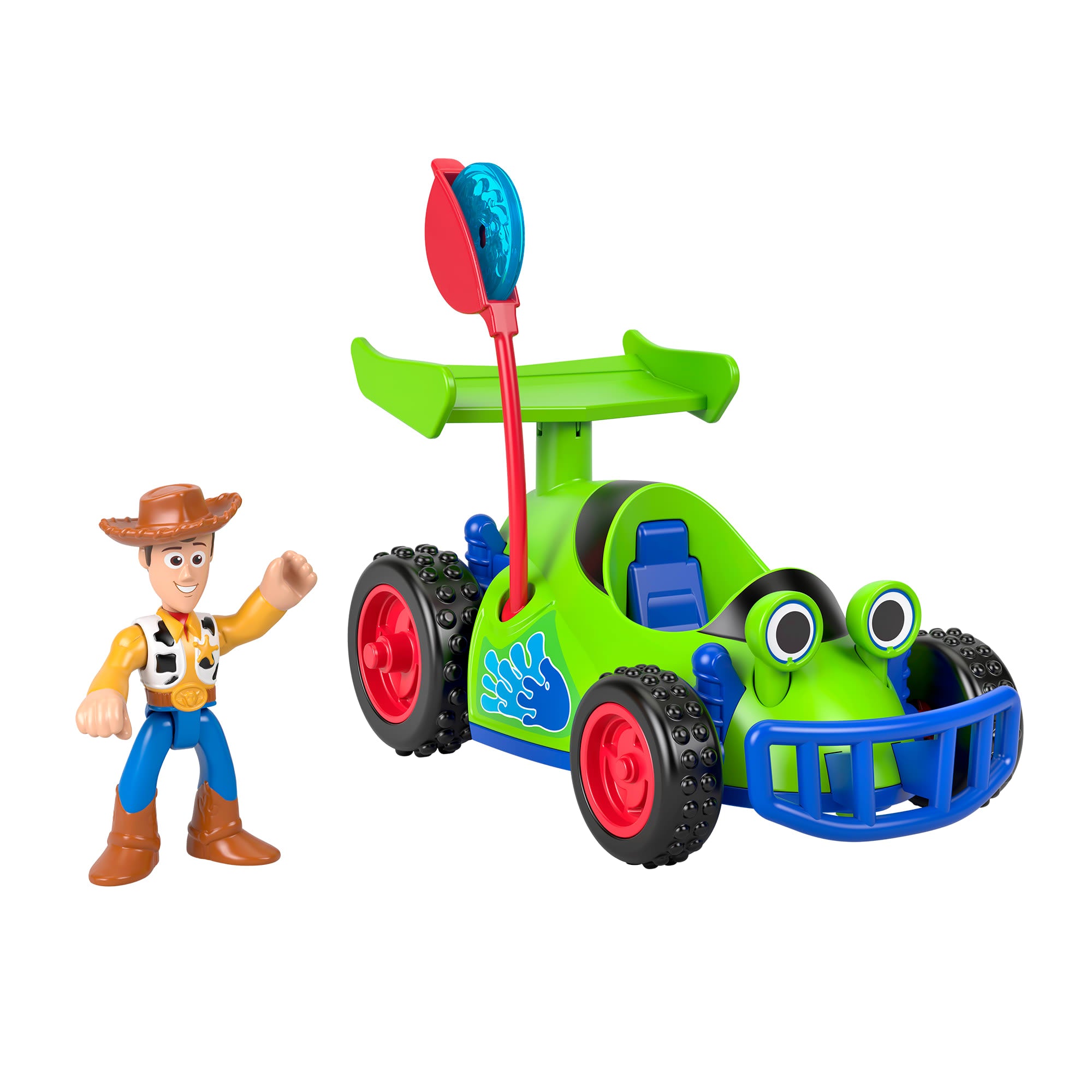 fisher price Imaginext Woody & R.C. Play Set With Projectiles, Inspired By Disney And Pixar Toy Story