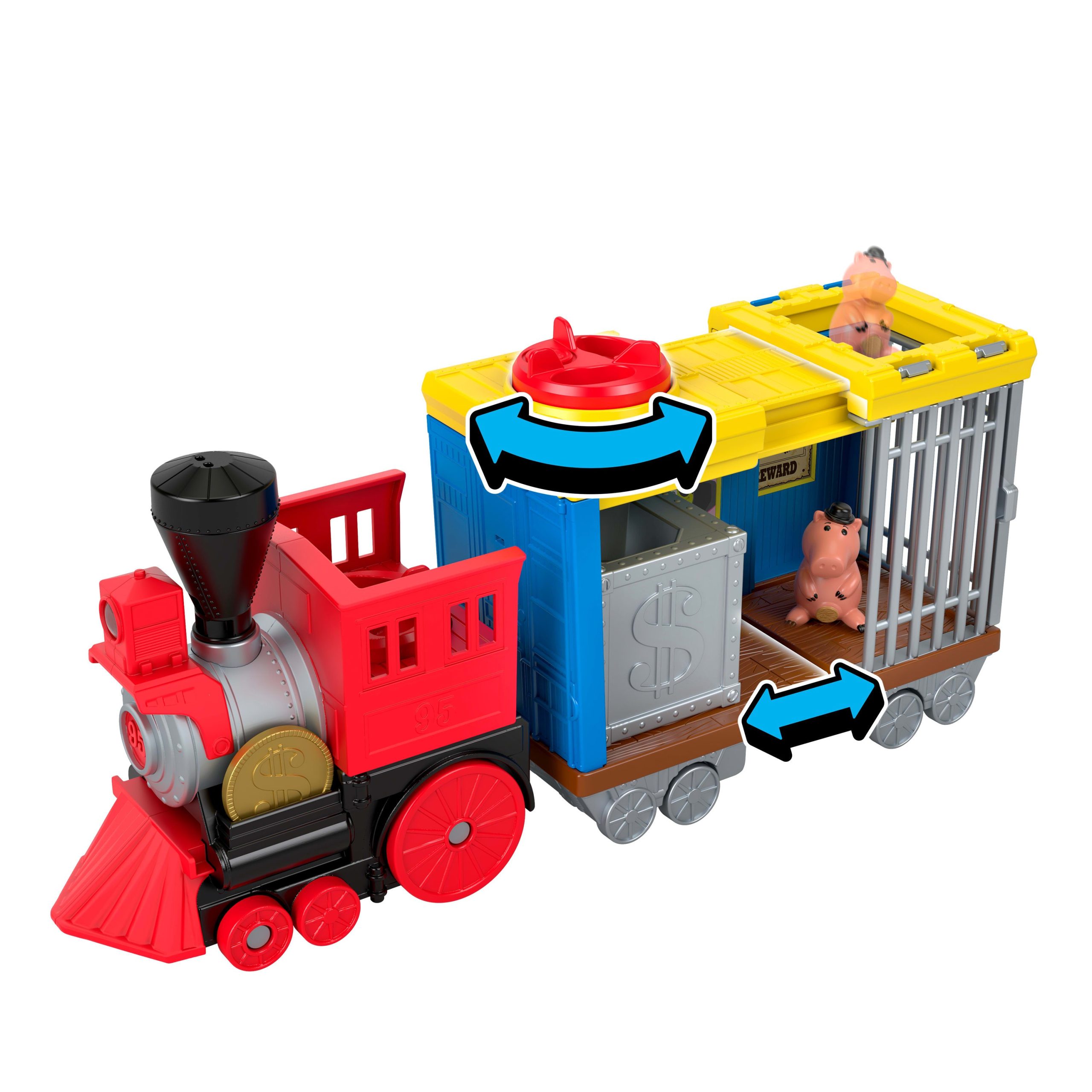 fisher price Imaginext Toy Story Ve??culo de Brinquedo Toy Story Trem do Velho Oeste do Woody