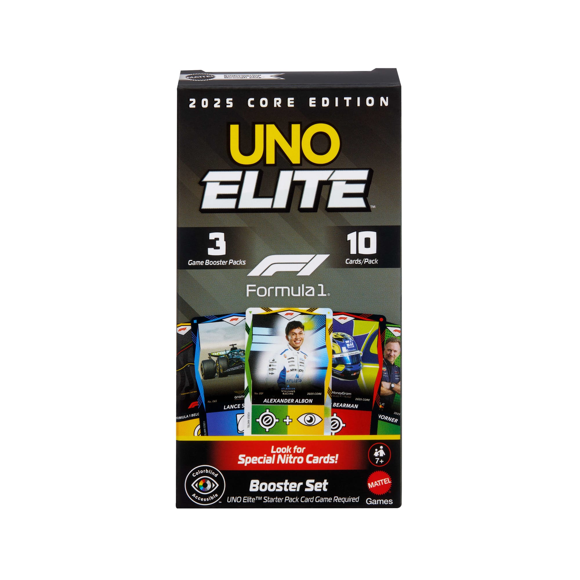 fisher price UNO Elite F1 Juego de Cartas Booster Set