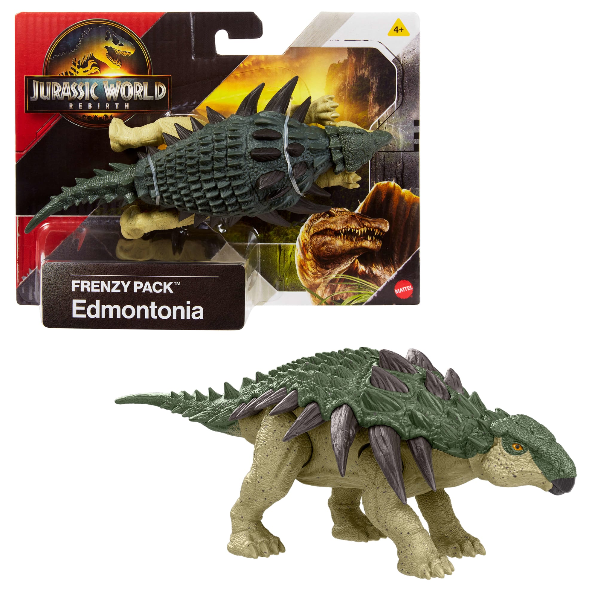 fisher price Jurassic World Rebirth Frenzy Pack Dinosaur Action Figure Toys, Posable, Physical & Digital Play
