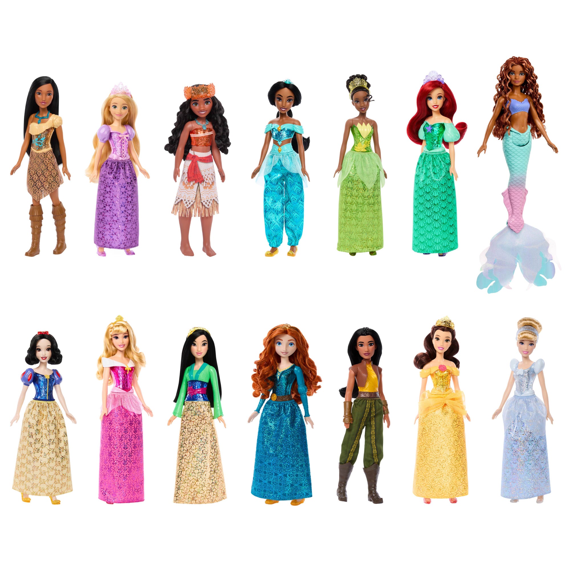 fisher price Disney Princess Fashion Dolls With Sparkling Outfits And Accessories, inspired By Disney Movies