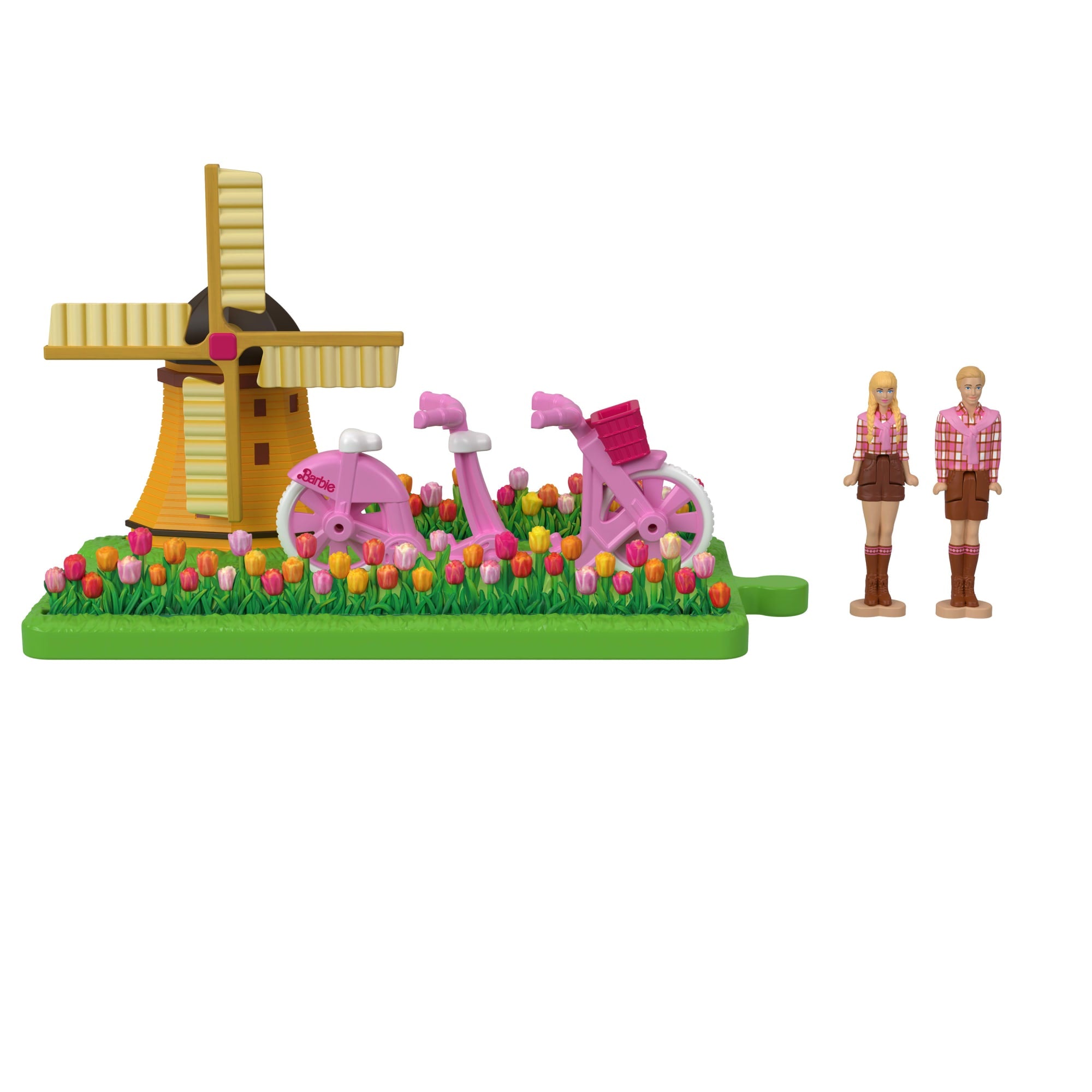 fisher price Barbie Mini BarbieLand Ve??culo para Boneca O Filme Barbie e Ken em uma Bicicleta