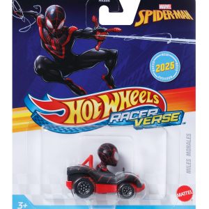 fisher price Hot Wheels RacerVerse Veh??culo de Juguete Miles Morales