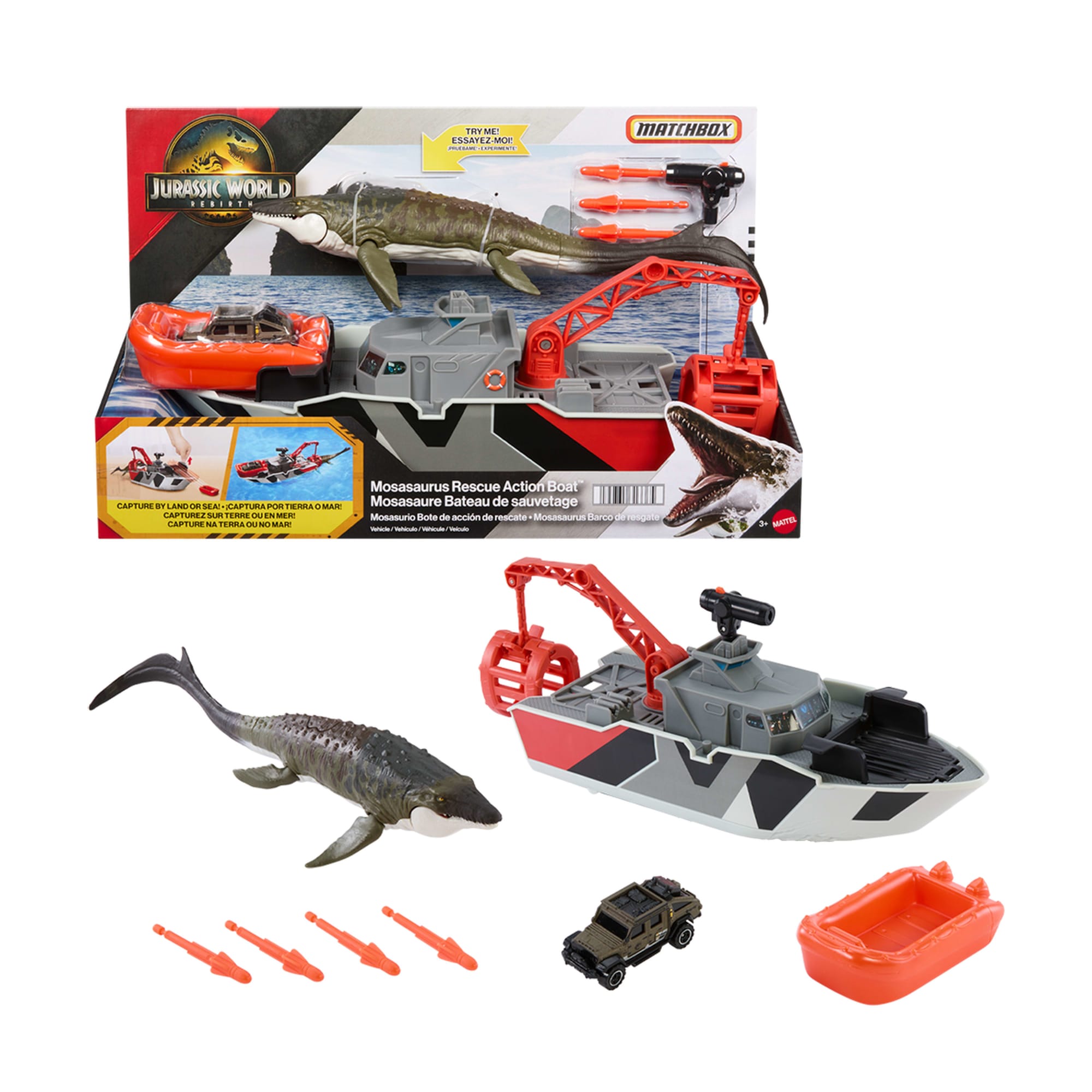fisher price Matchbox Ve??culo de Brinquedo Jurassic World Ve??culo Grande