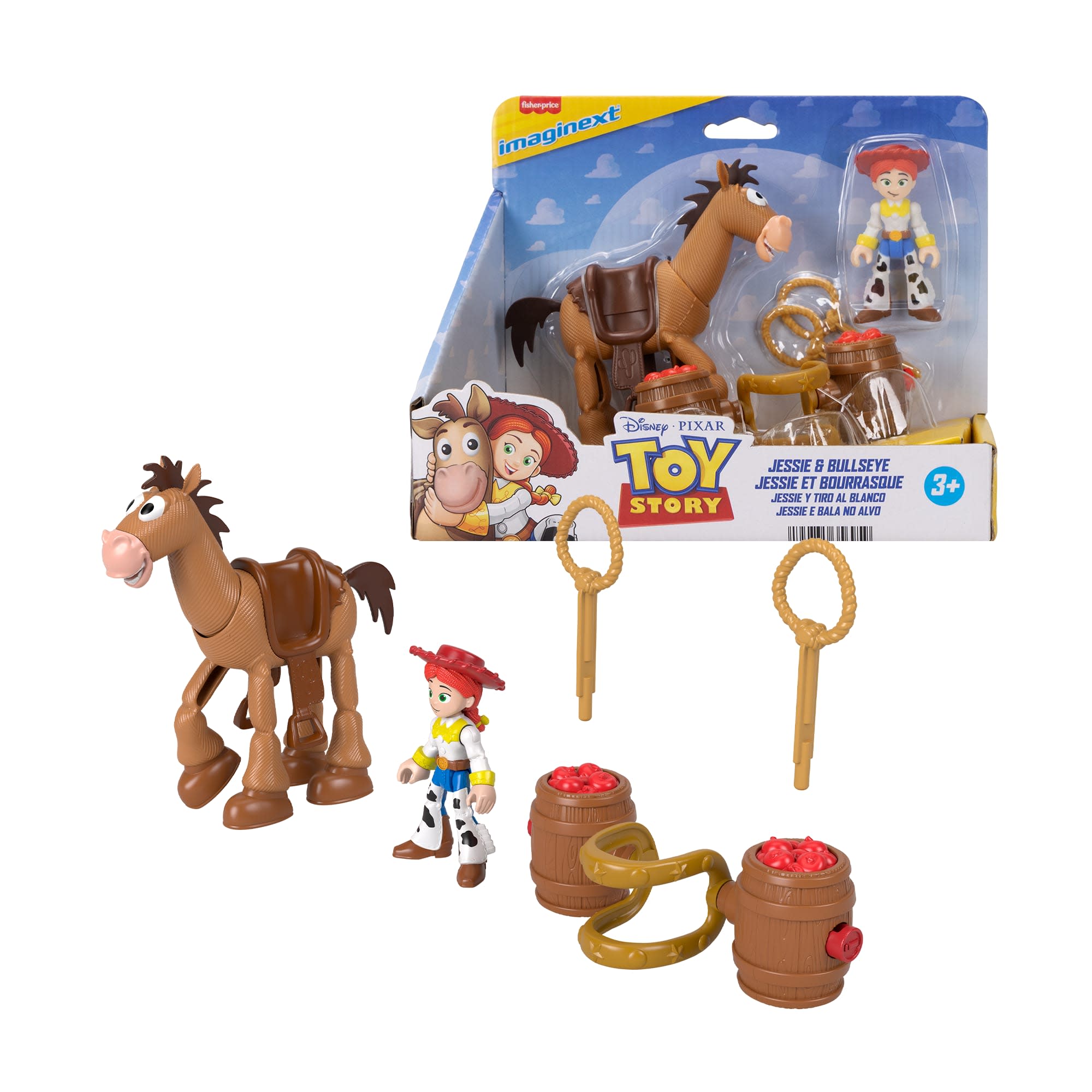 fisher price Imaginext Project Target Figura de Accion Pack de Jessie y Tiro Al Blanco