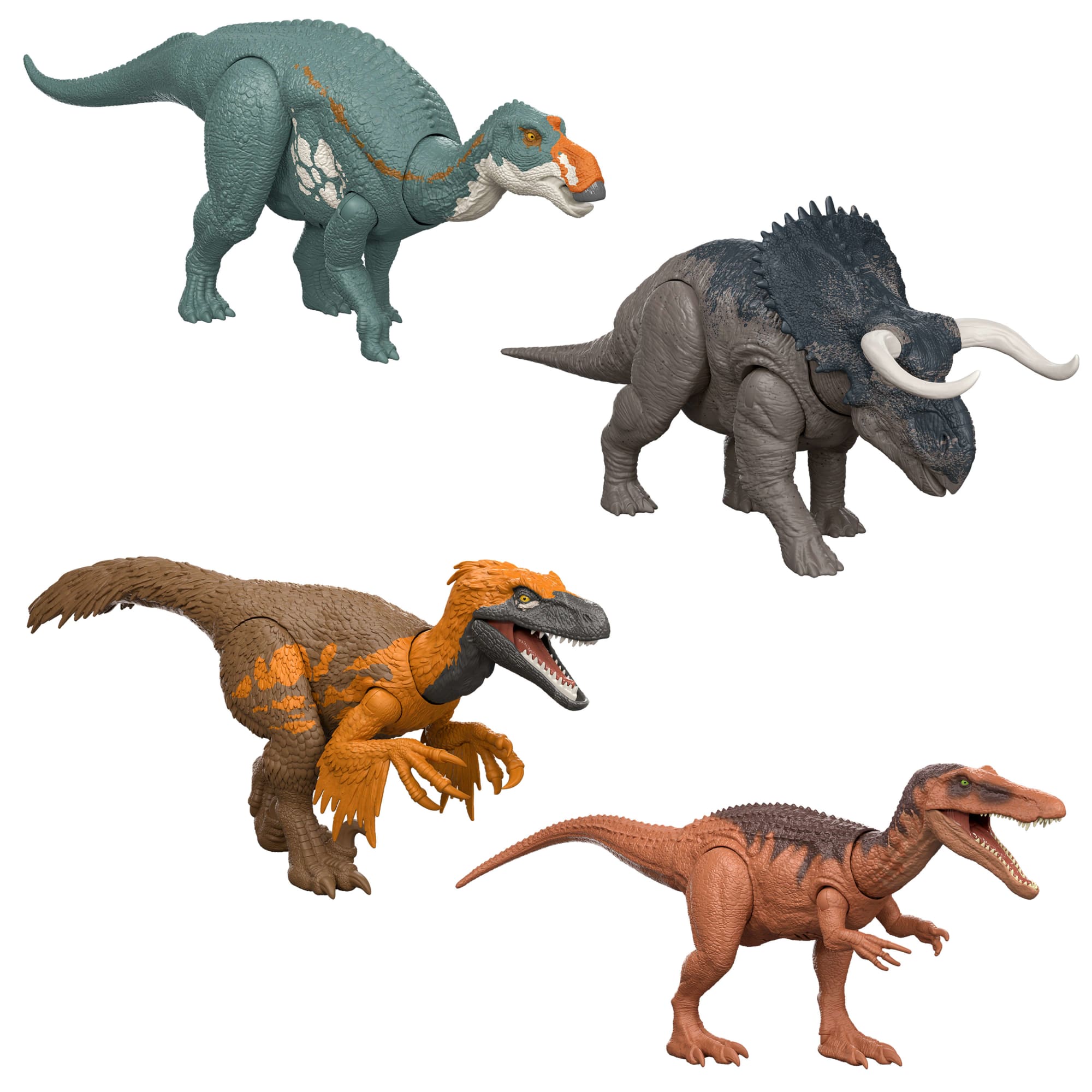 fisher price Jurassic World Wild Roar Dinosaur Figures With Attack Action, Light And Sound, Digital Scan Code