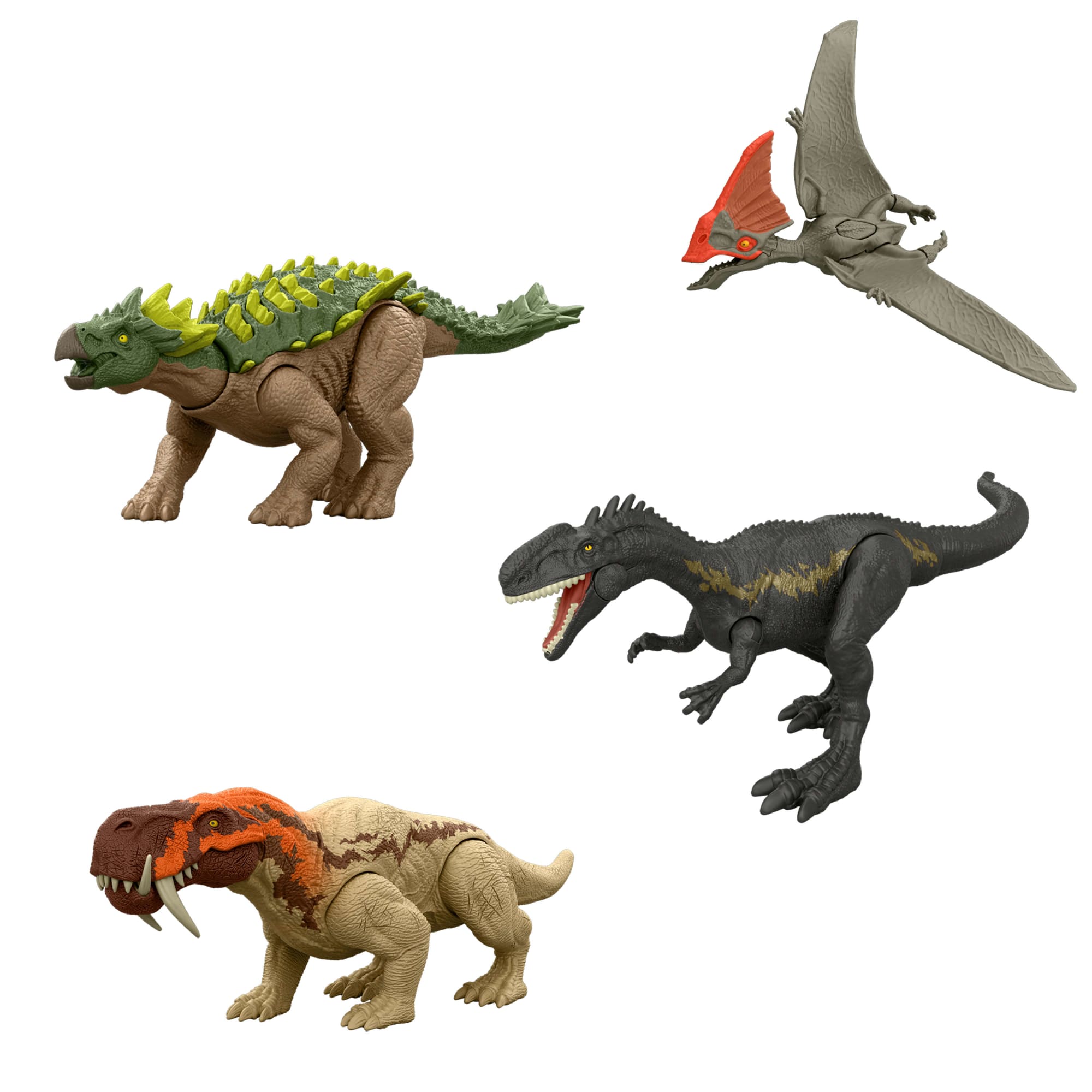 fisher price Jurassic World Dinossauro de Brinquedo Rebirth Mordida de Ataque