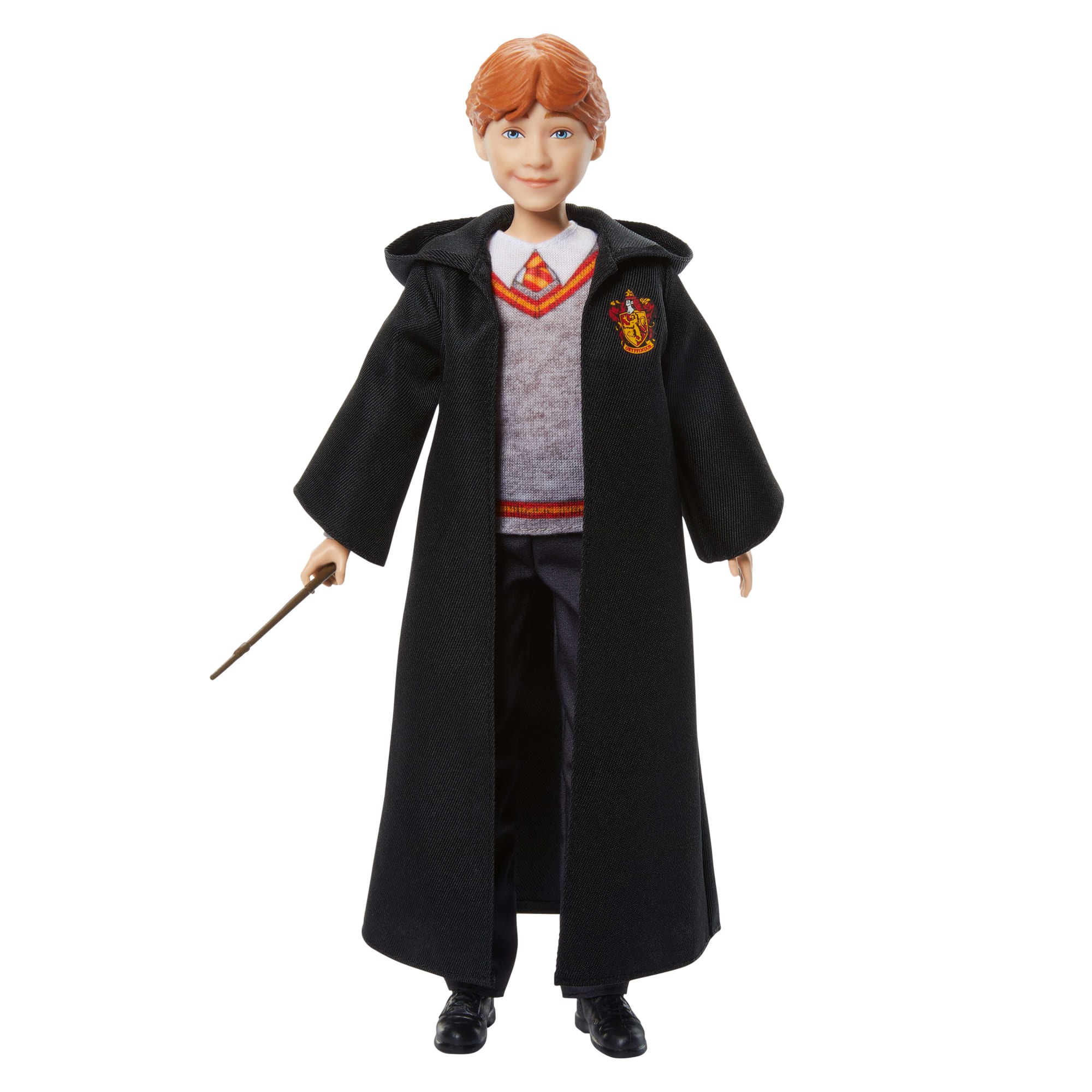 fisher price Ron Weasley Fashion Doll in Signature Hogwarts Uniform With Wand Accessory, Inspired By The Movie