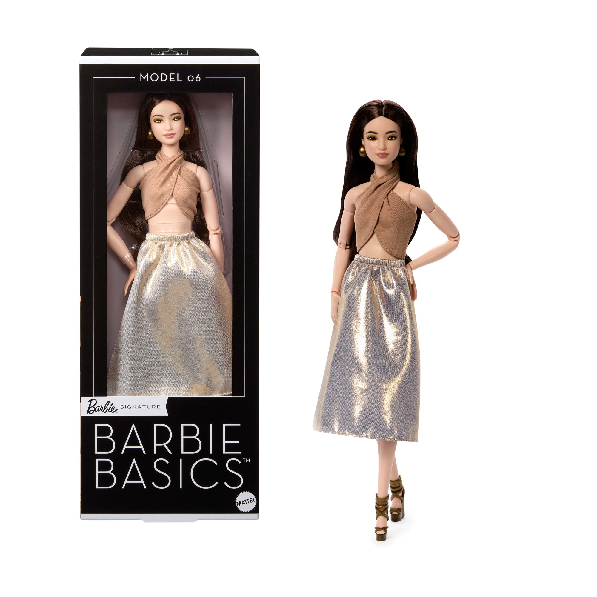 fisher price Barbie Signature Barbie Basics - Calcas Dourada