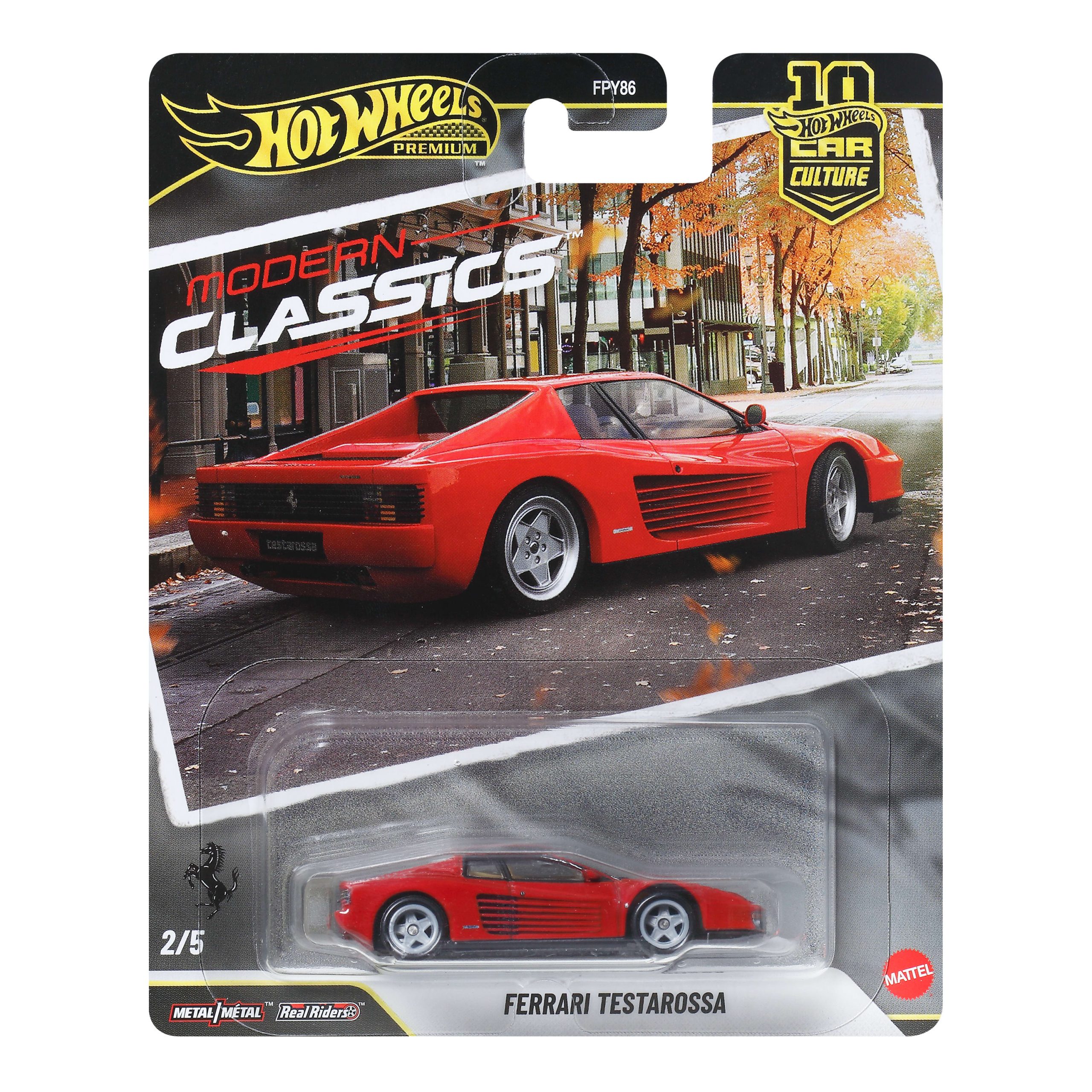 fisher price Hot Wheels Collector Veh??culo de Colecci??n Auto Cultura Automotriz Ferrari Testarossa