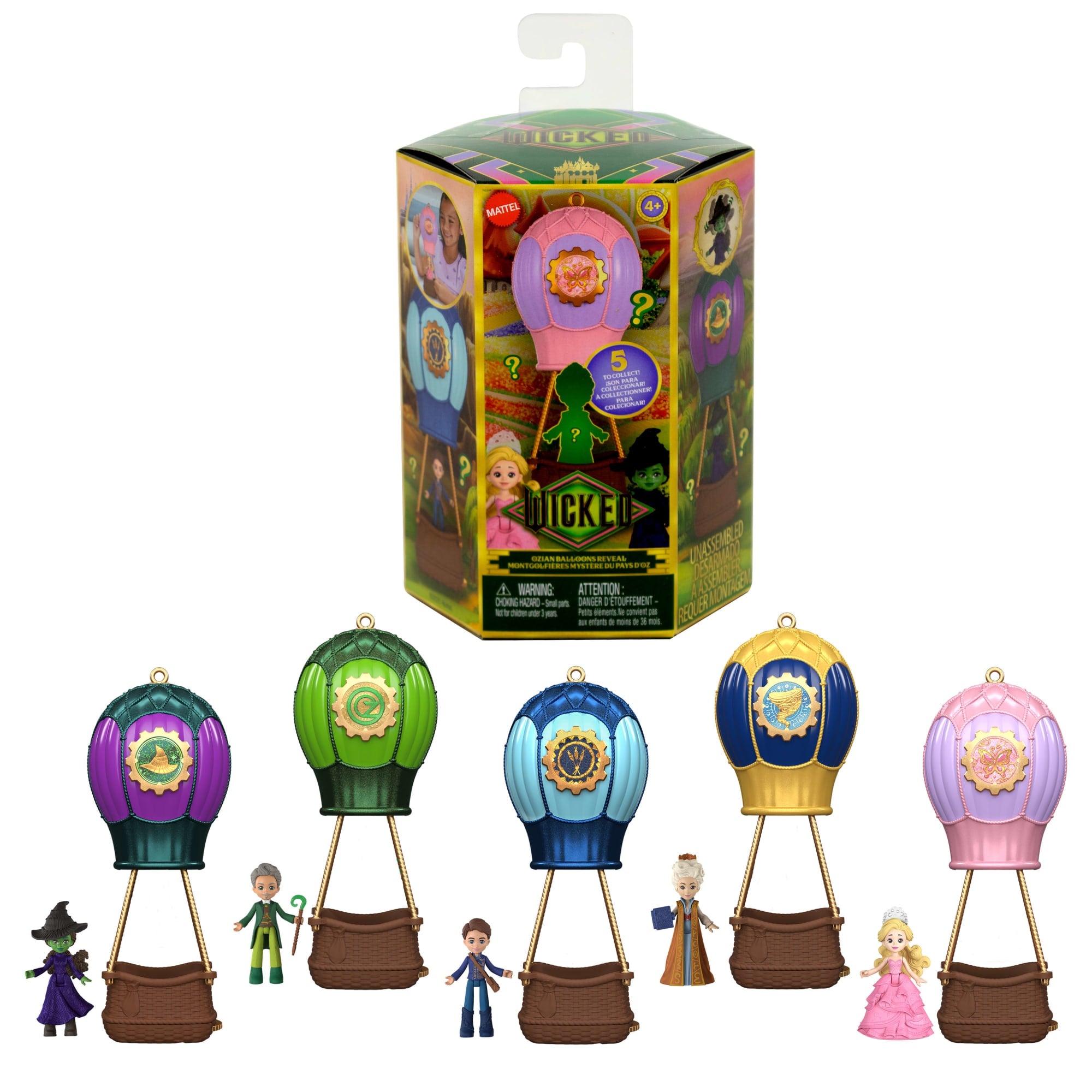 fisher price Wicked Montgolfi??res Myst??re du Pays D??Oz Coffret Surprise