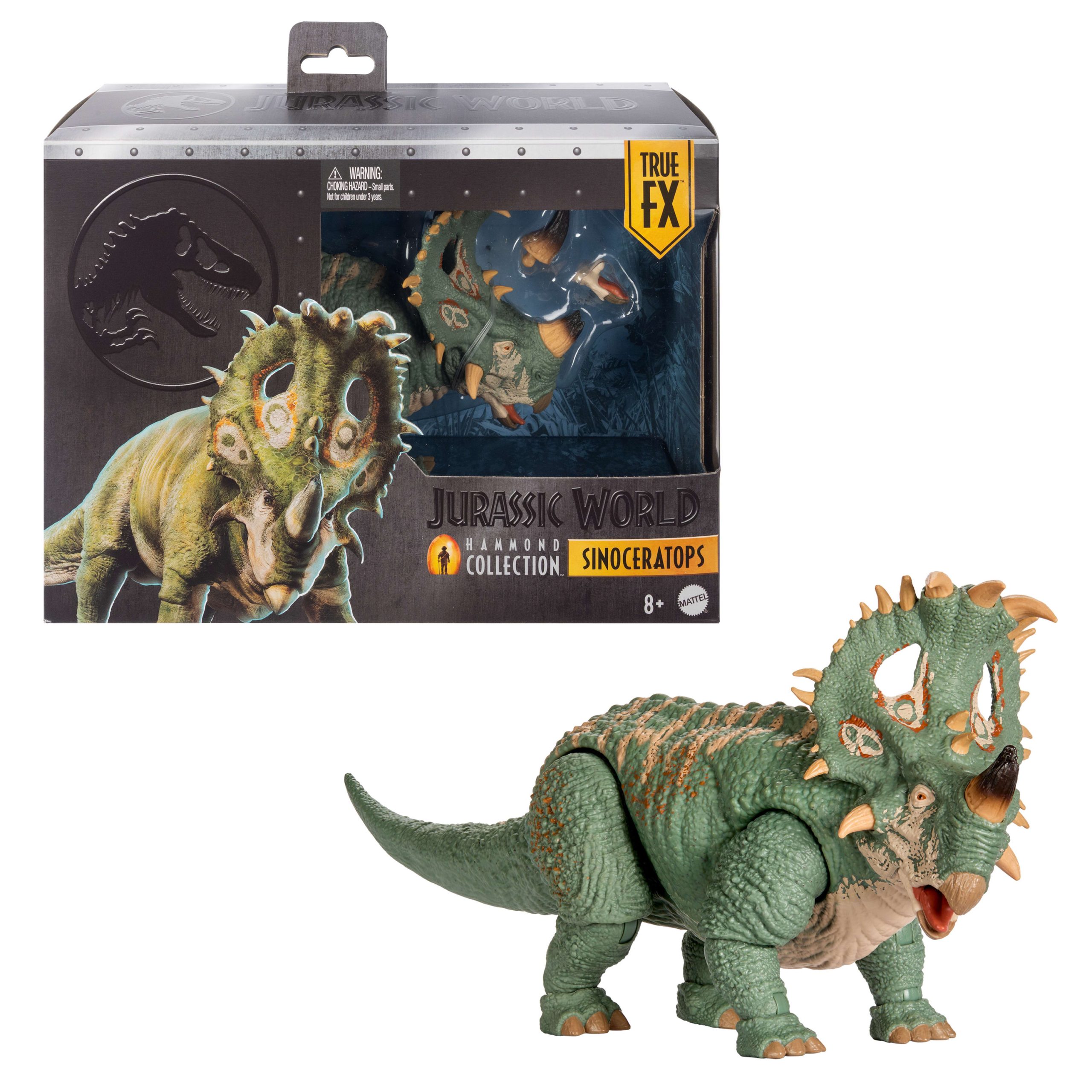 fisher price Jurassic World Hammond Collection Sinoceratops Deluxe Articulated Action Figure Large Size