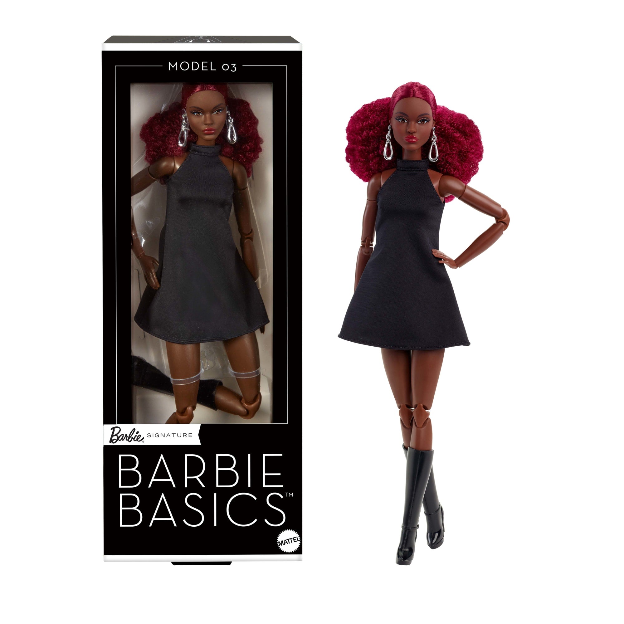 fisher price Barbie Essentiels-Poup??e de Collection Mod??le?03 Cheveux Roux