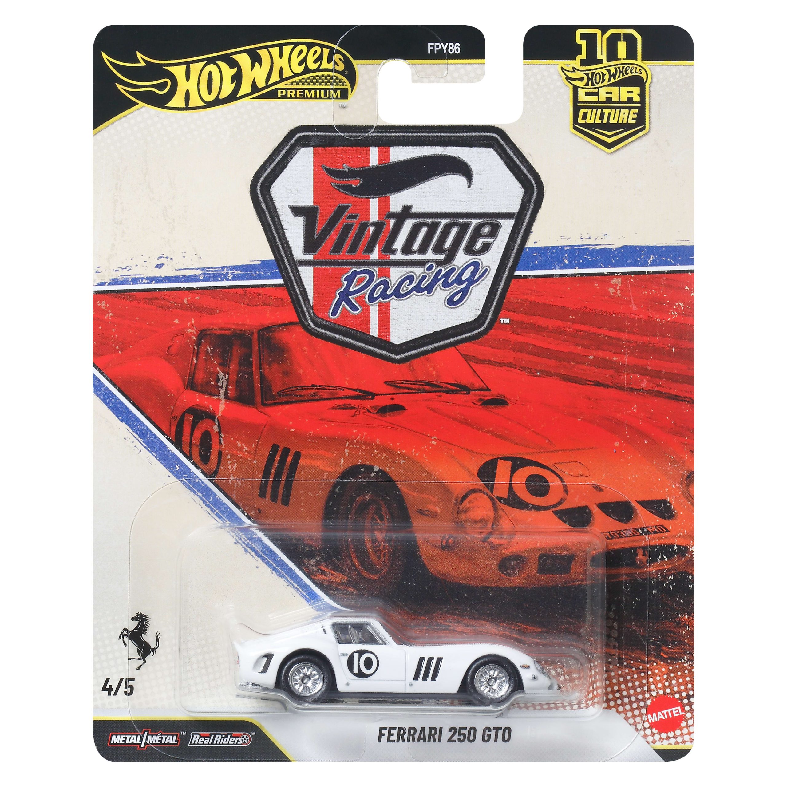 fisher price Hot Wheels Collector Ve??culo de Cole??o Carro Cultura Automotiva Ferrari 250 GTO