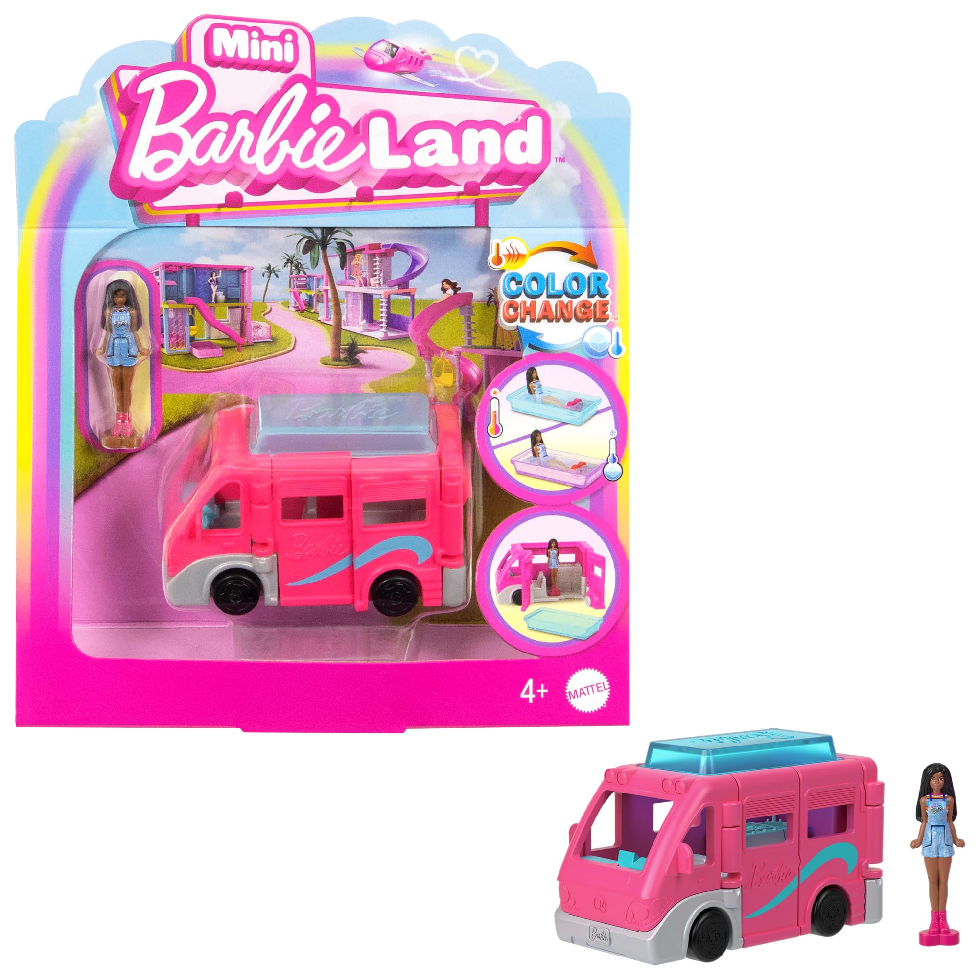 fisher price Barbie Mini BarbieLand Ve??culo para Boneca Trailer dos Sonhos