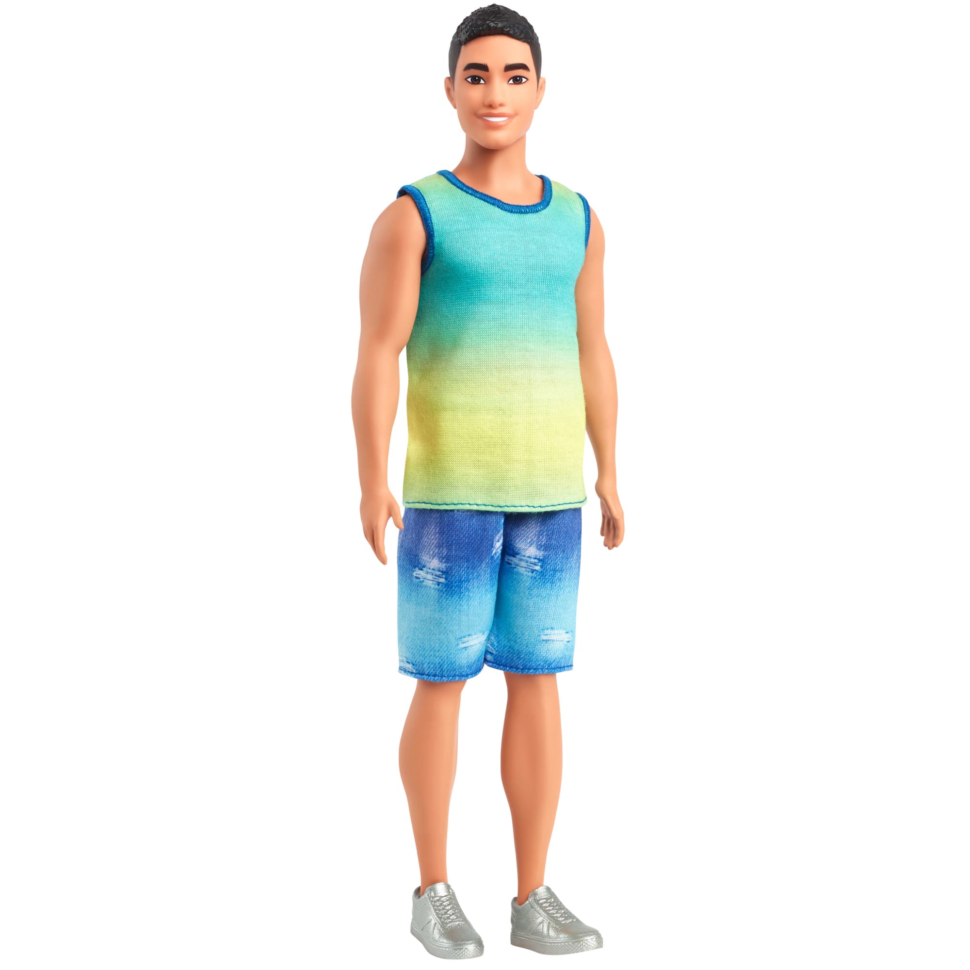 fisher price Barbie Fashionista Mu?eco Ken Playera de Tirantes y Short