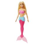 fisher price Barbie Fantas??a Mu?eca Sirena Aleta Rosa con Azul