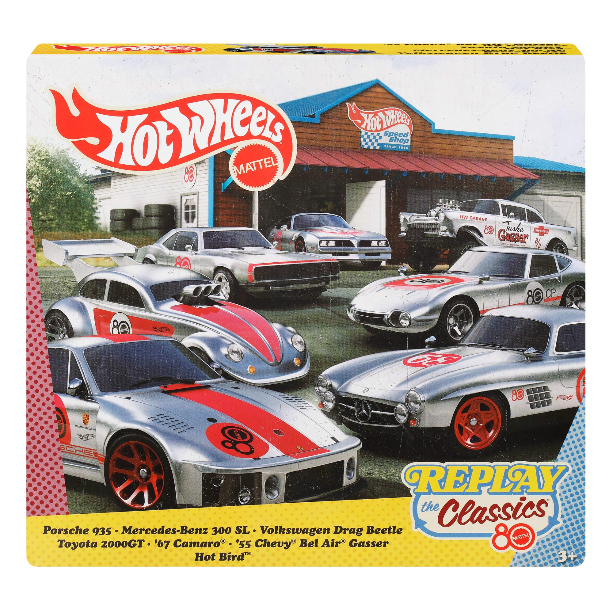fisher price Hot Wheels Collector Veh??culo de Colecci??n Mattel 80 Aniversario Paquete de 7
