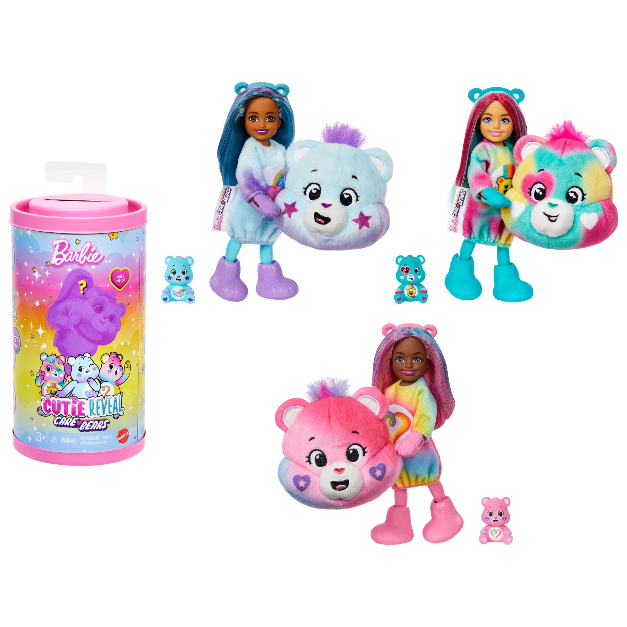fisher price Barbie Cutie Reveal Boneca Chelsea Ursinhos Carinhosos Coloridos Surpresa