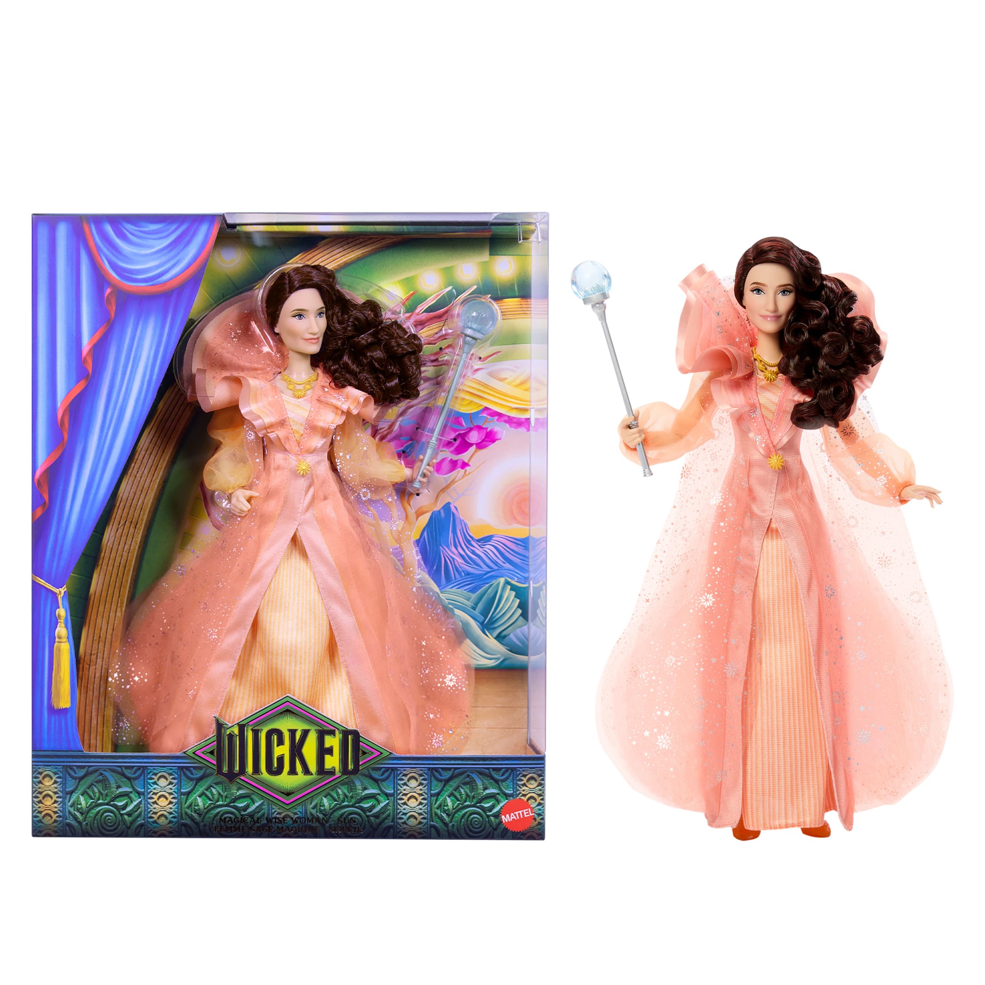 fisher price Universal Pictures?? Wicked Magical Wise Woman  Sun Fashion Doll With Deluxe Movie-Inspired Outfit