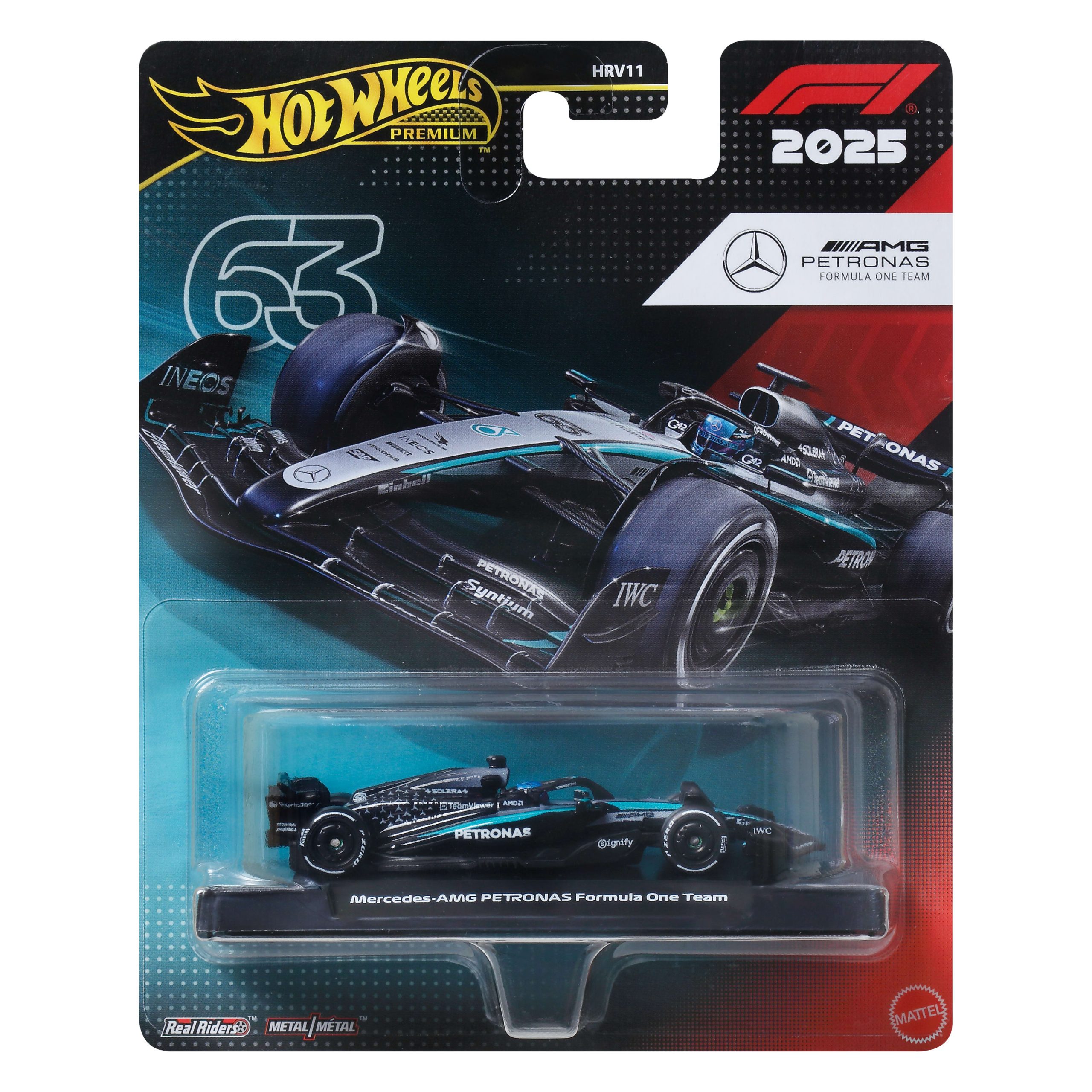 fisher price Hot Wheels 1:64 Scale Premium Die-Cast Formula 1 Collectible Toy Race Car