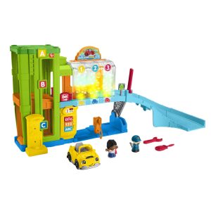 fisher price Fisher-Price Little People Coffret de Jeu Le Garage Lumineux