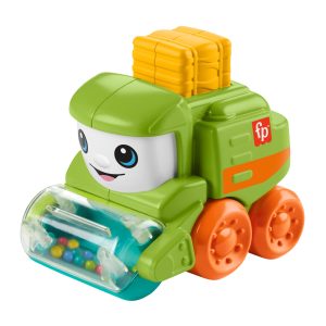fisher price Fisher-Price Rollin?? Tractor Push-Along Toy Vehicle For infants With Fine Motor Activities