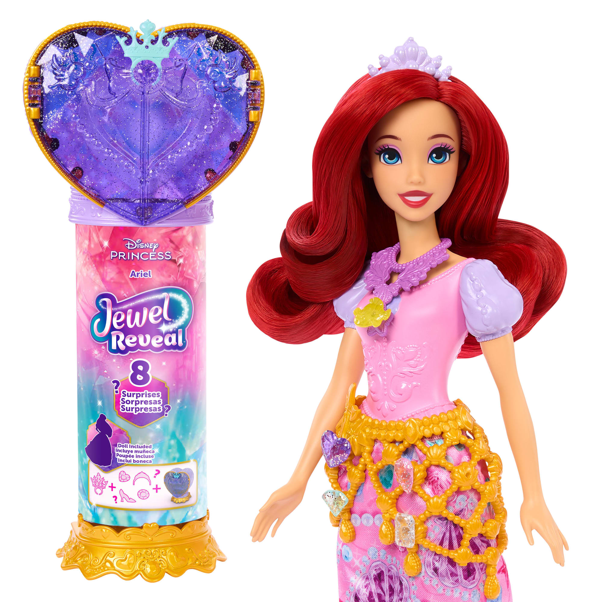 fisher price Disney?Poup??e Princesses Jewel Reveal Ariel