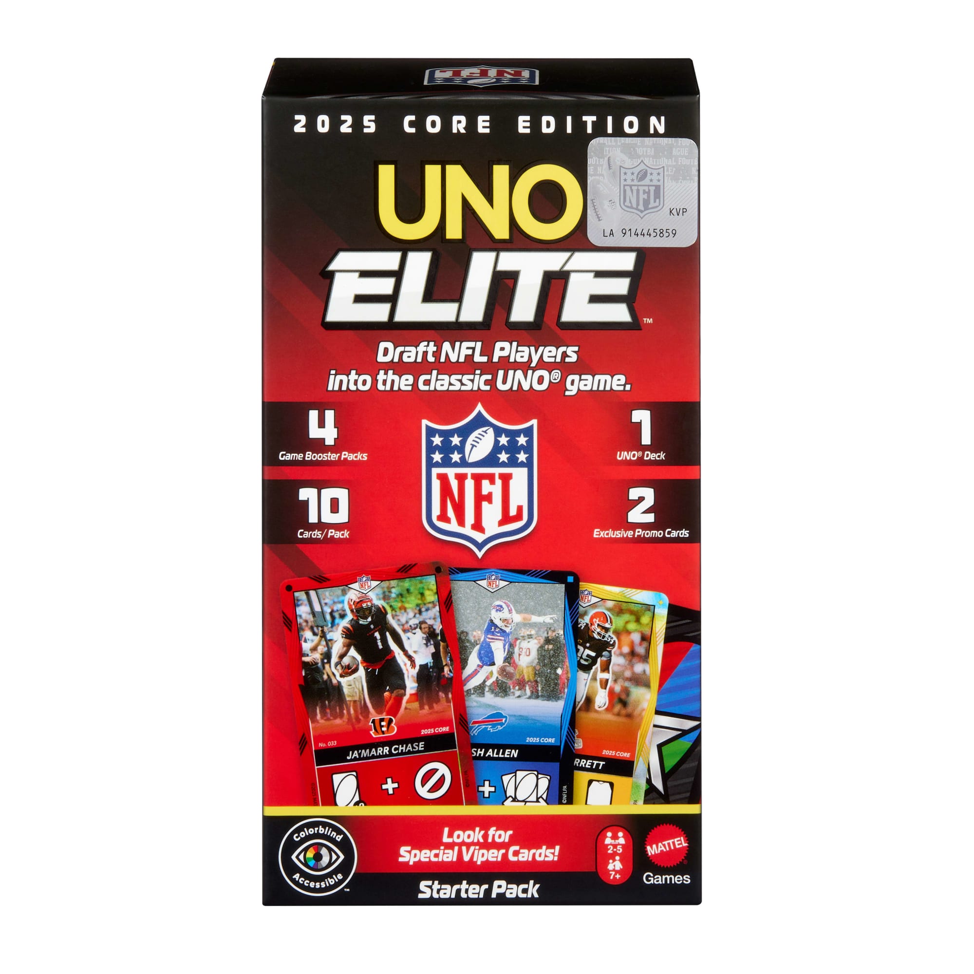 fisher price UNO Elite NFL Jogo de Cartas Pacote Inicial