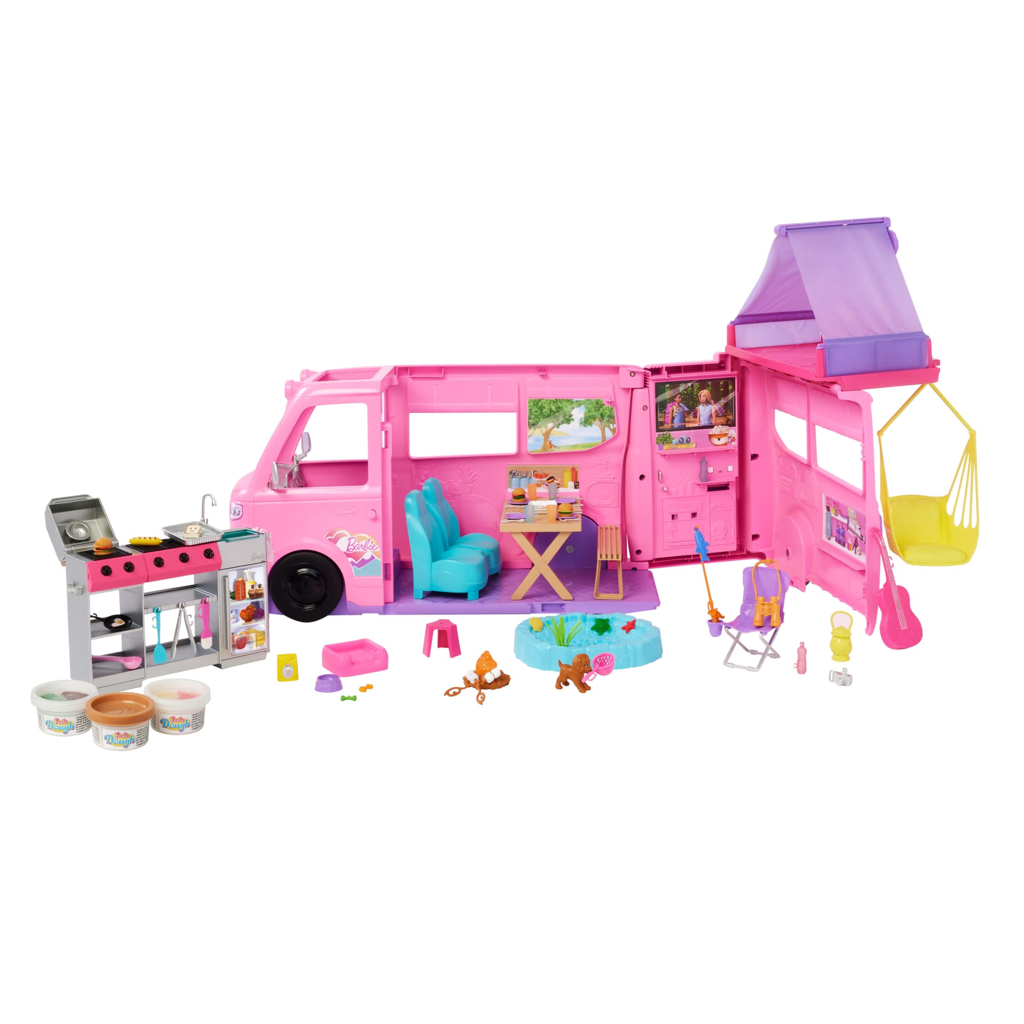 fisher price Barbie Ve??culo para Boneca Camper dos Sonhos