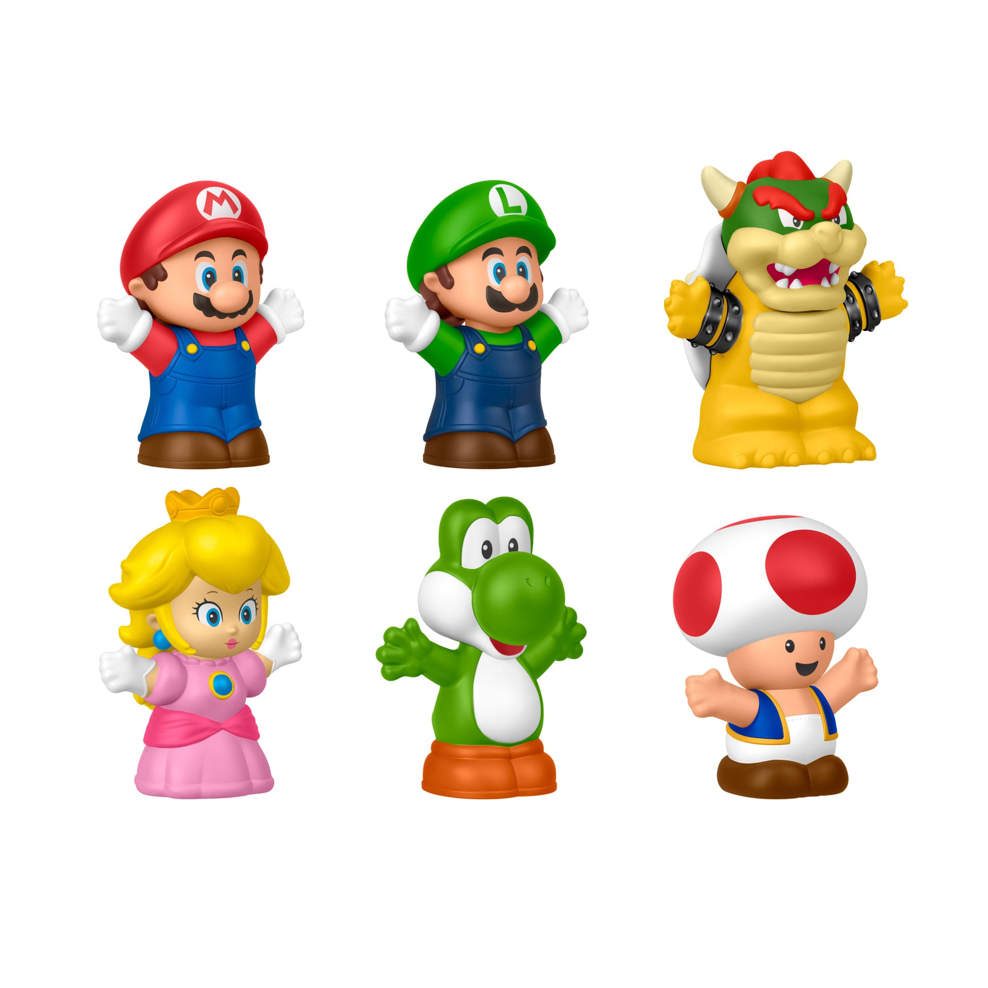 fisher price Little People Mario Bros Brinquedo para Beb??s FP Little People Conjunto De Figuras Do Mario Bros