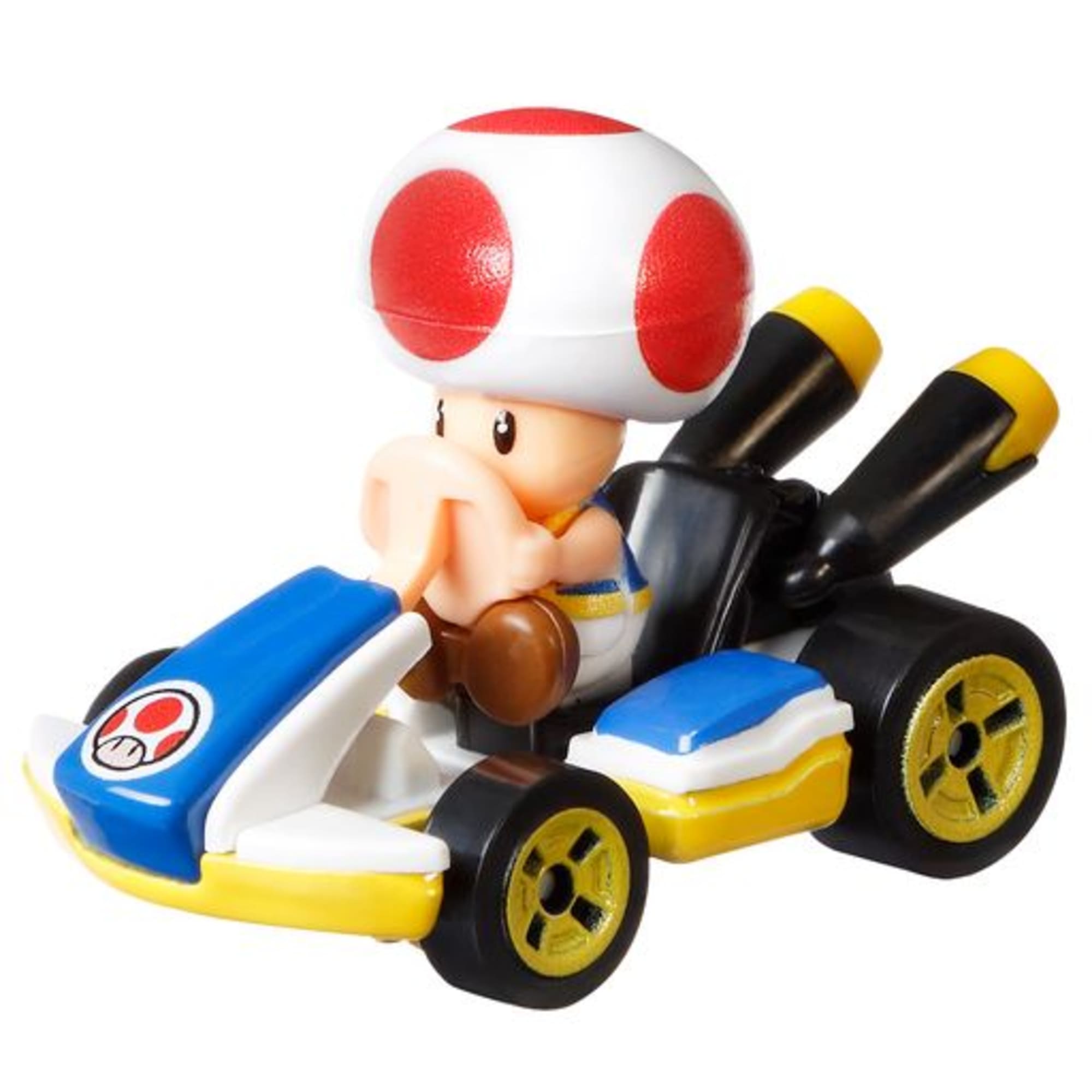 fisher price Hot Wheels Mario Kart Ve??culo de Brinquedo Kart Padr?o Toad