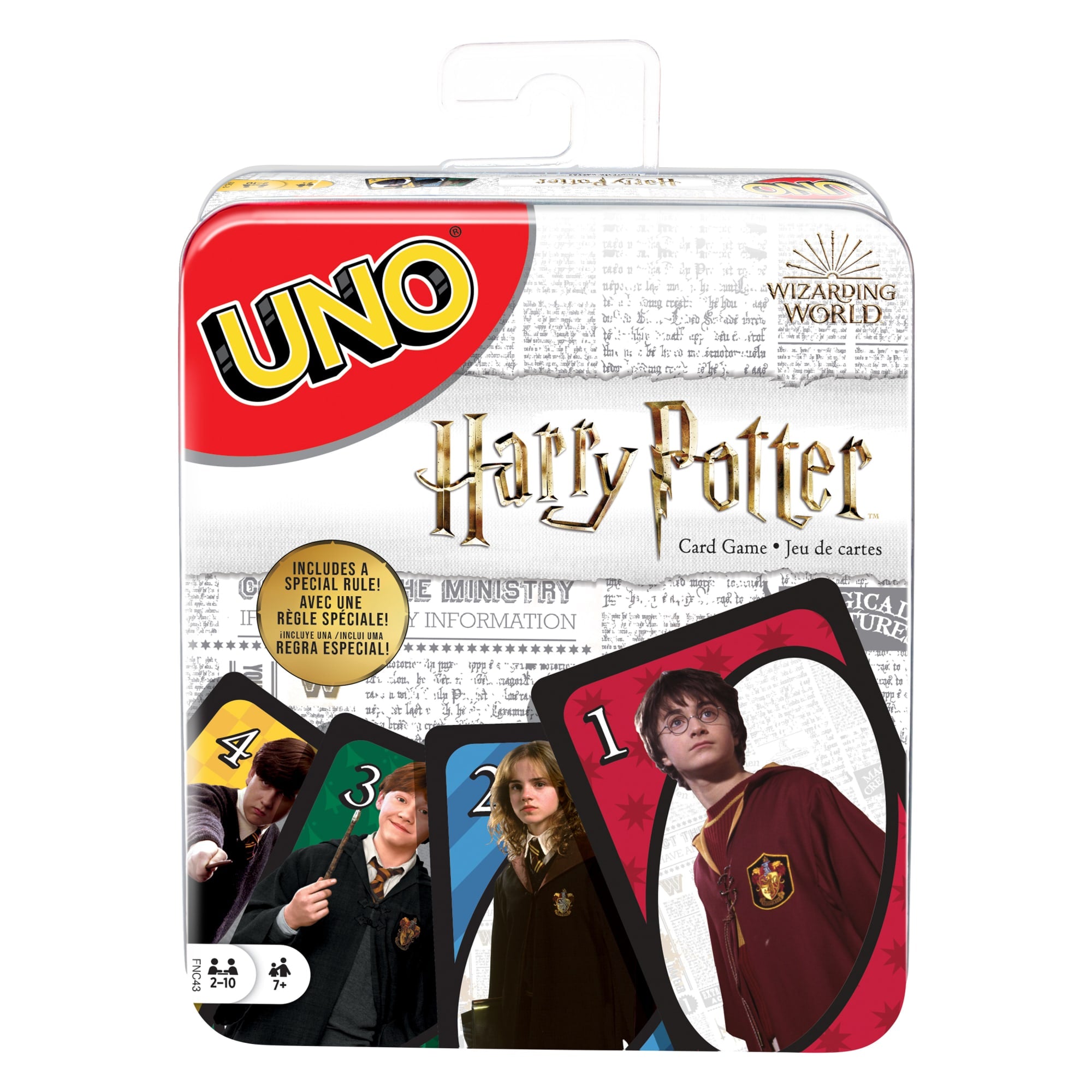 fisher price UNO Juego de Cartas Harry Potter Met??lico
