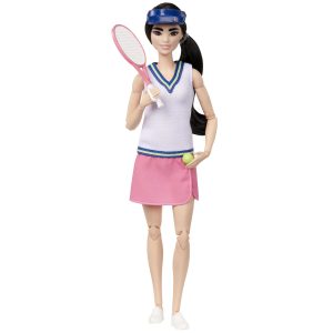 fisher price Barbie Doll & Accessories, Career Tennis Player Doll With Racket And Ball