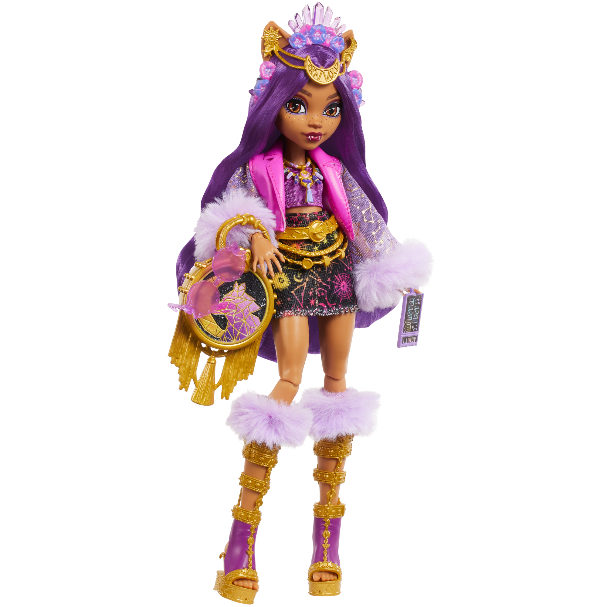 fisher price Monster High Monster Fest Clawdeen Wolf Fashion Doll With Festival Outfit, Band Poster And Accessories