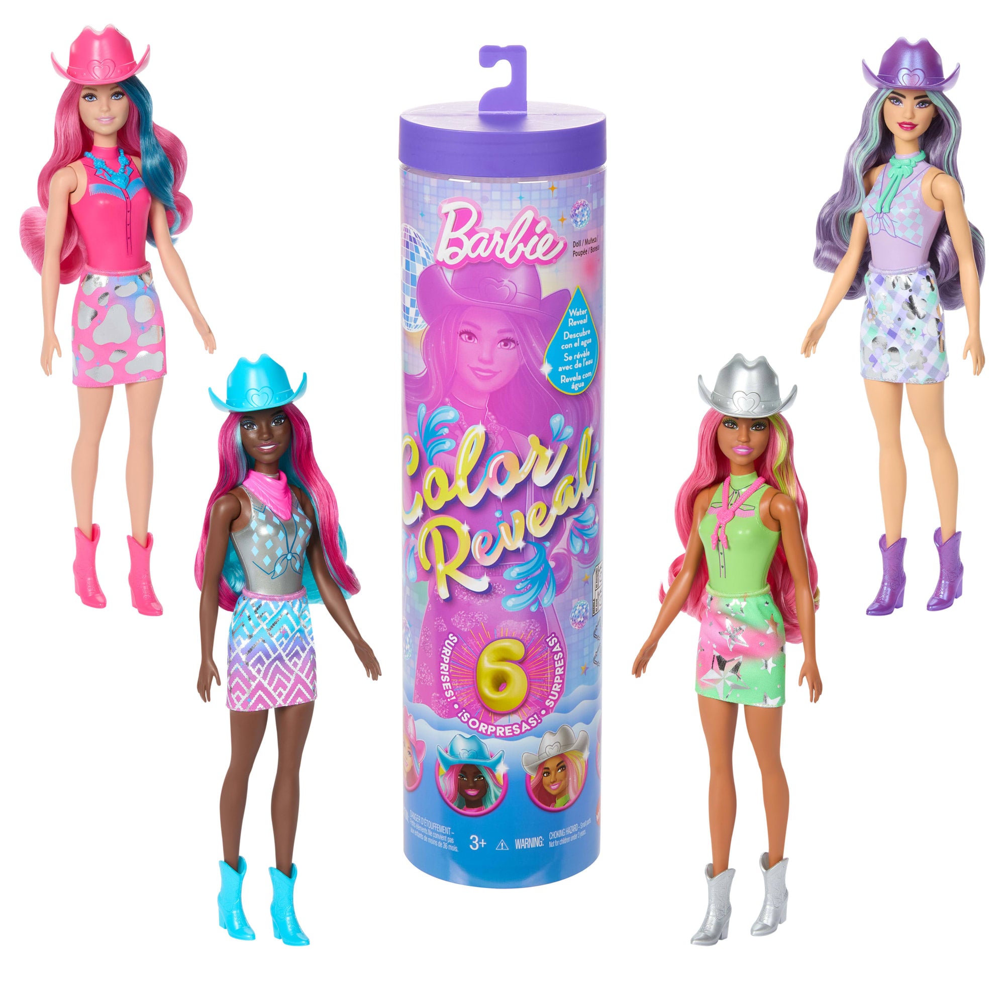 fisher price Barbie Color Reveal Mu?eca Moda Disco Sorpresa