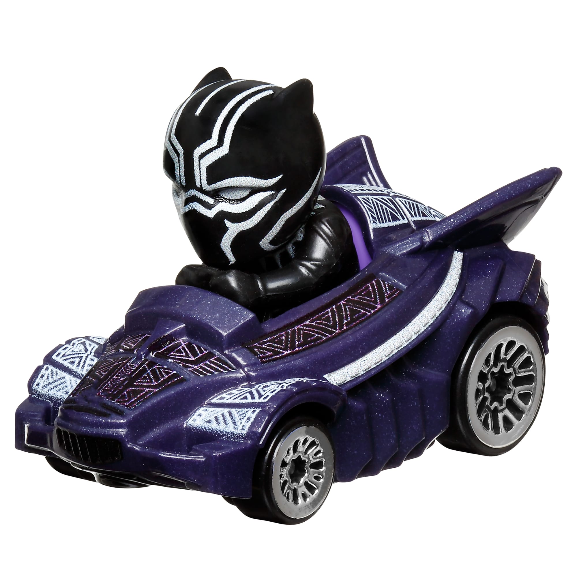 fisher price Hot Wheels RacerVerse Ve??culo de Brinquedo Black Panther no Jet