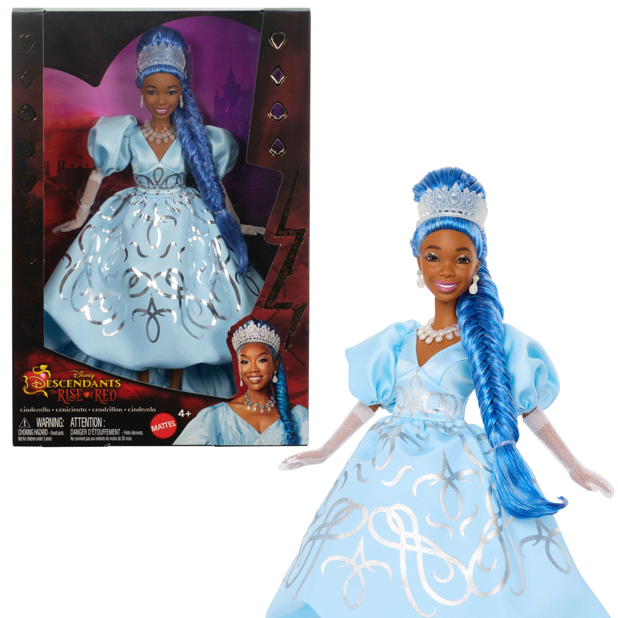 fisher price Disney descendants: The Rise Of Red  Poup??e Mode  Reine Cendrillon