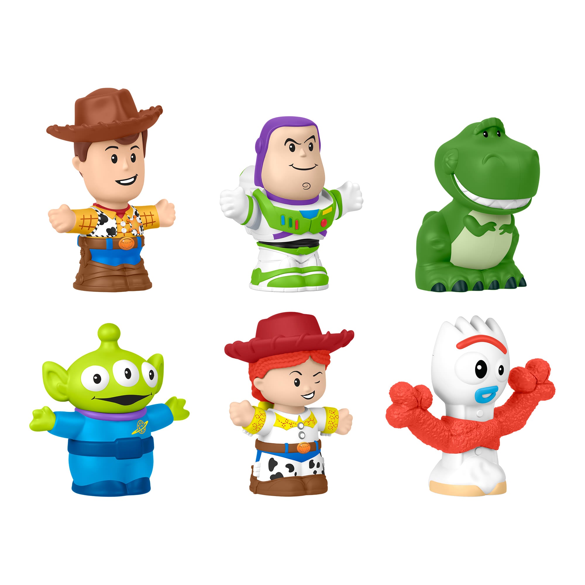 fisher price Fisher-Price Little People Disney Pixar Toy Story 6-Piece Figure Set For Toddlers & Kids