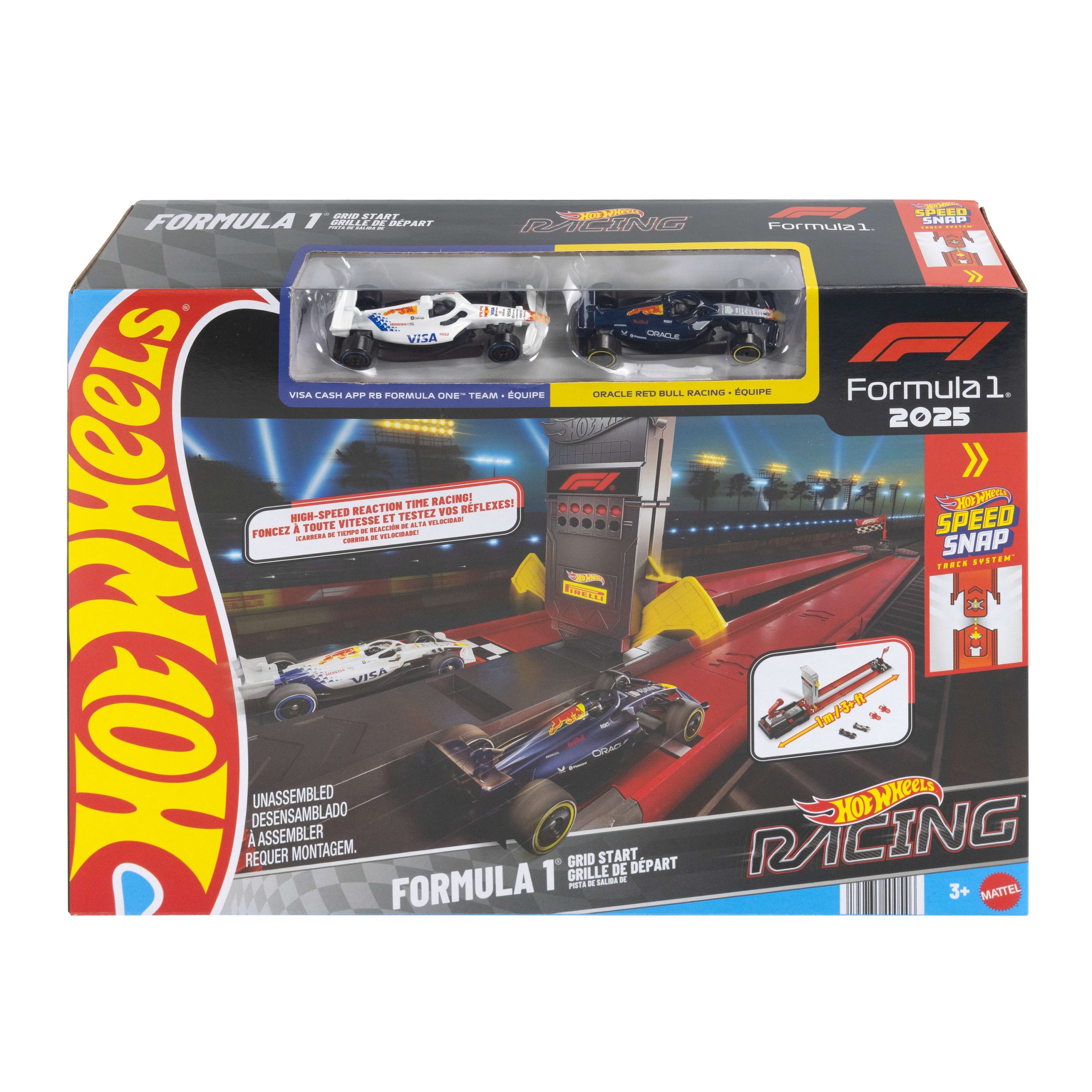 fisher price Hot Wheels Racing Pista de Juguete Pista de Carrerar Desafio de Salida