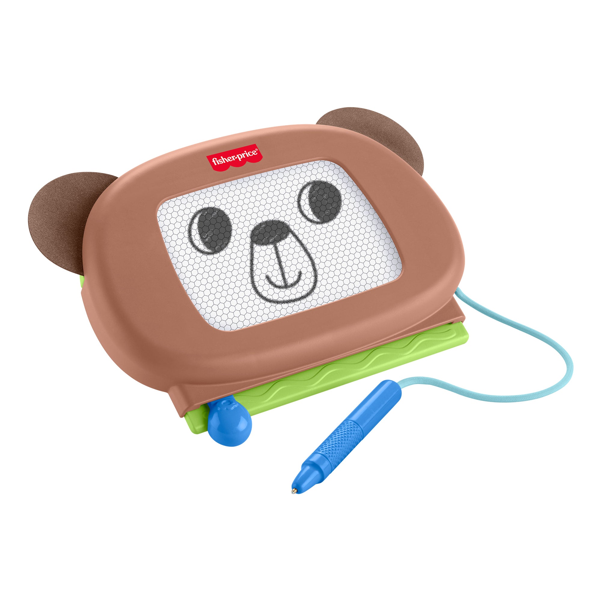 fisher price Fisher-Price Friendship Forest Doodle Pro Brown Bear, Magnetic Writing & Drawing Tablet For Kids