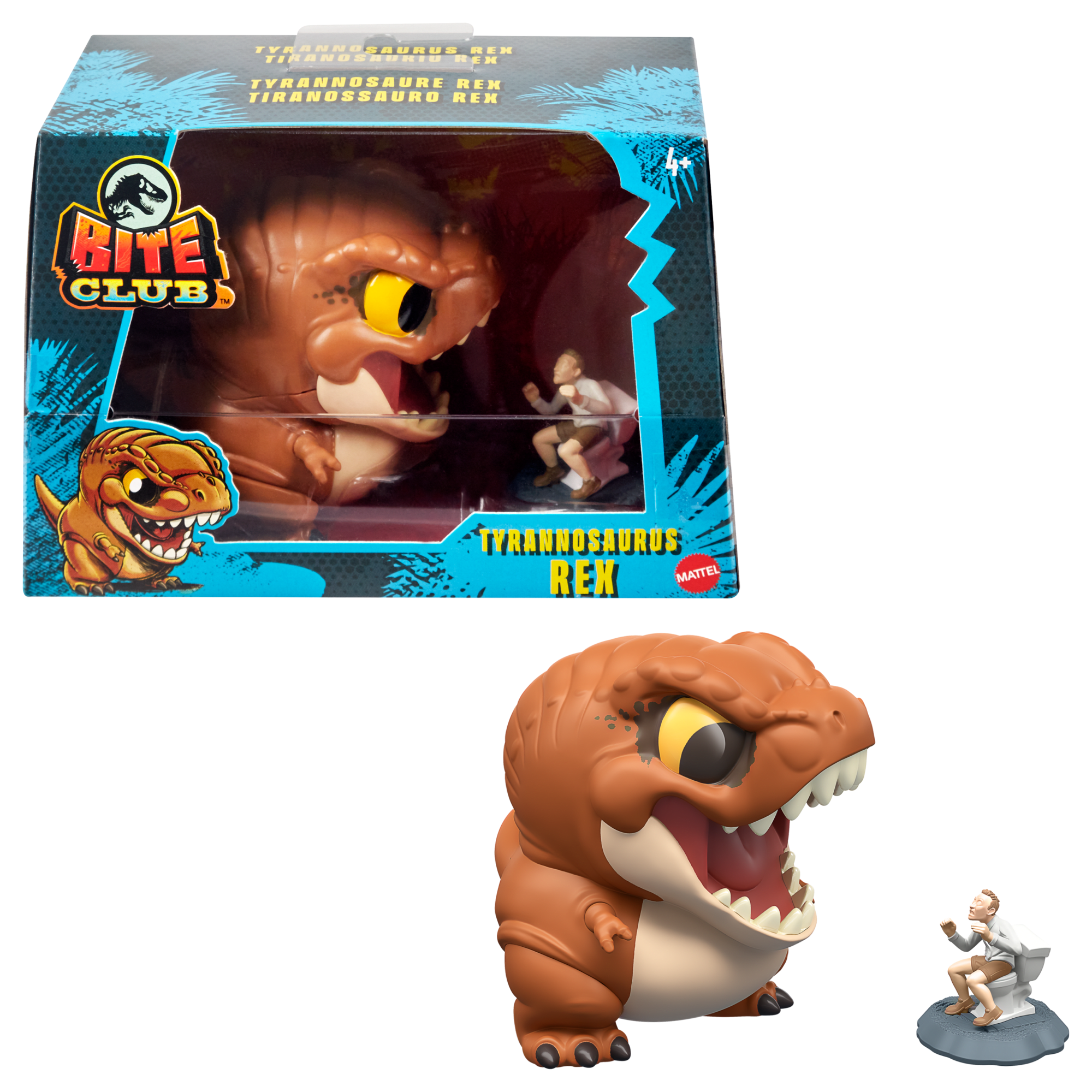 fisher price Jurassic World Bite Club Tyrannosaurus Rex Dinosaur Collectible Figure