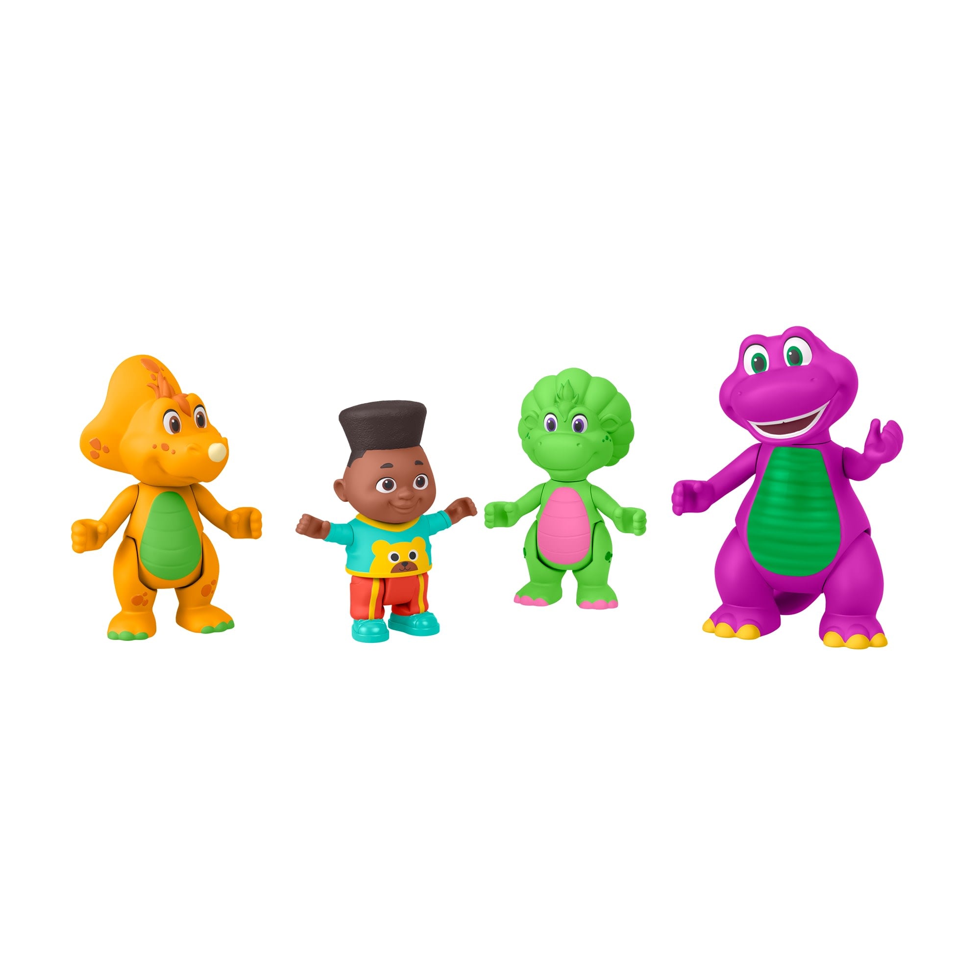 fisher price Fisher-Price Barney's World Barney Hey Friends Pack With 4 Figures
